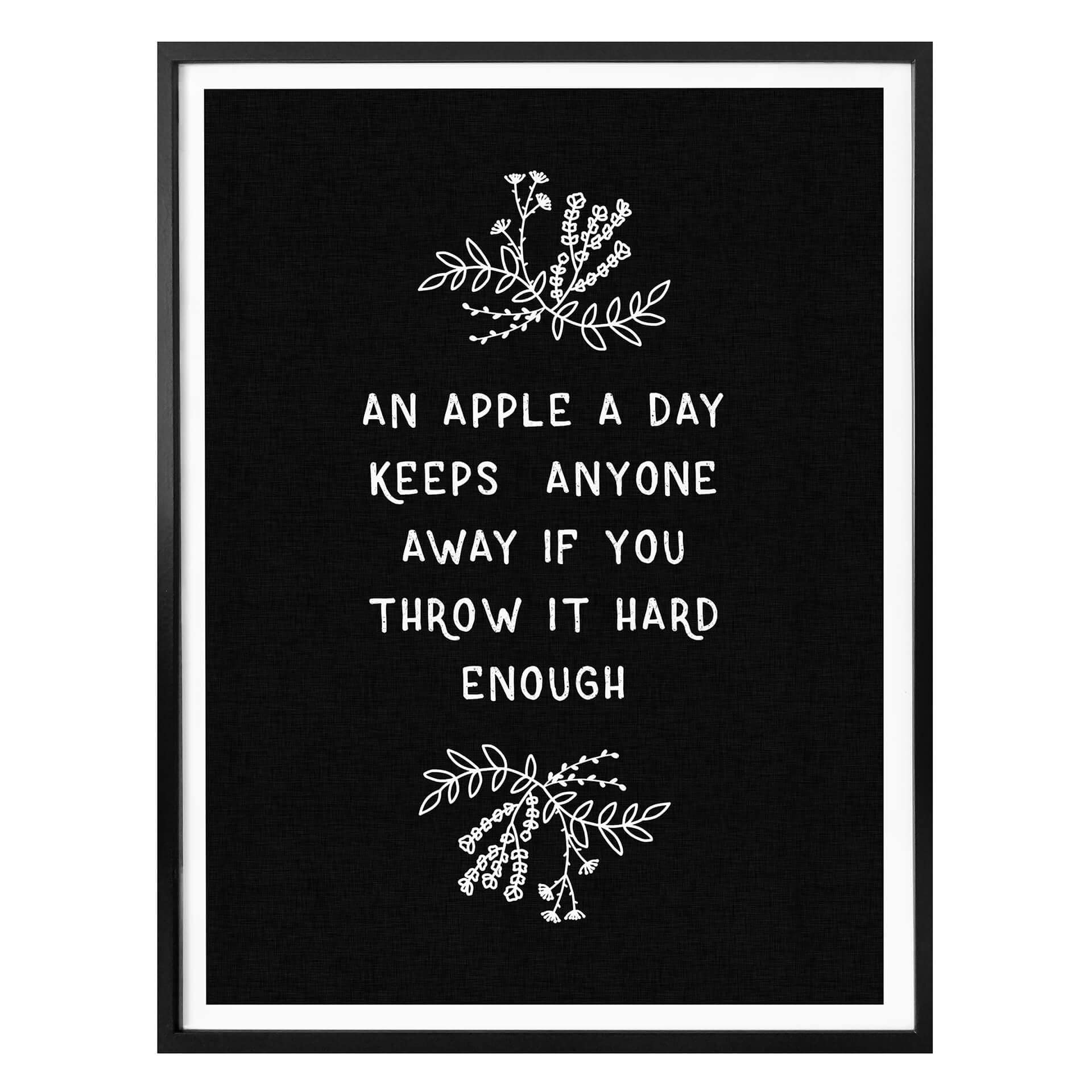 Plakat - Orara Studio - an Apple a day