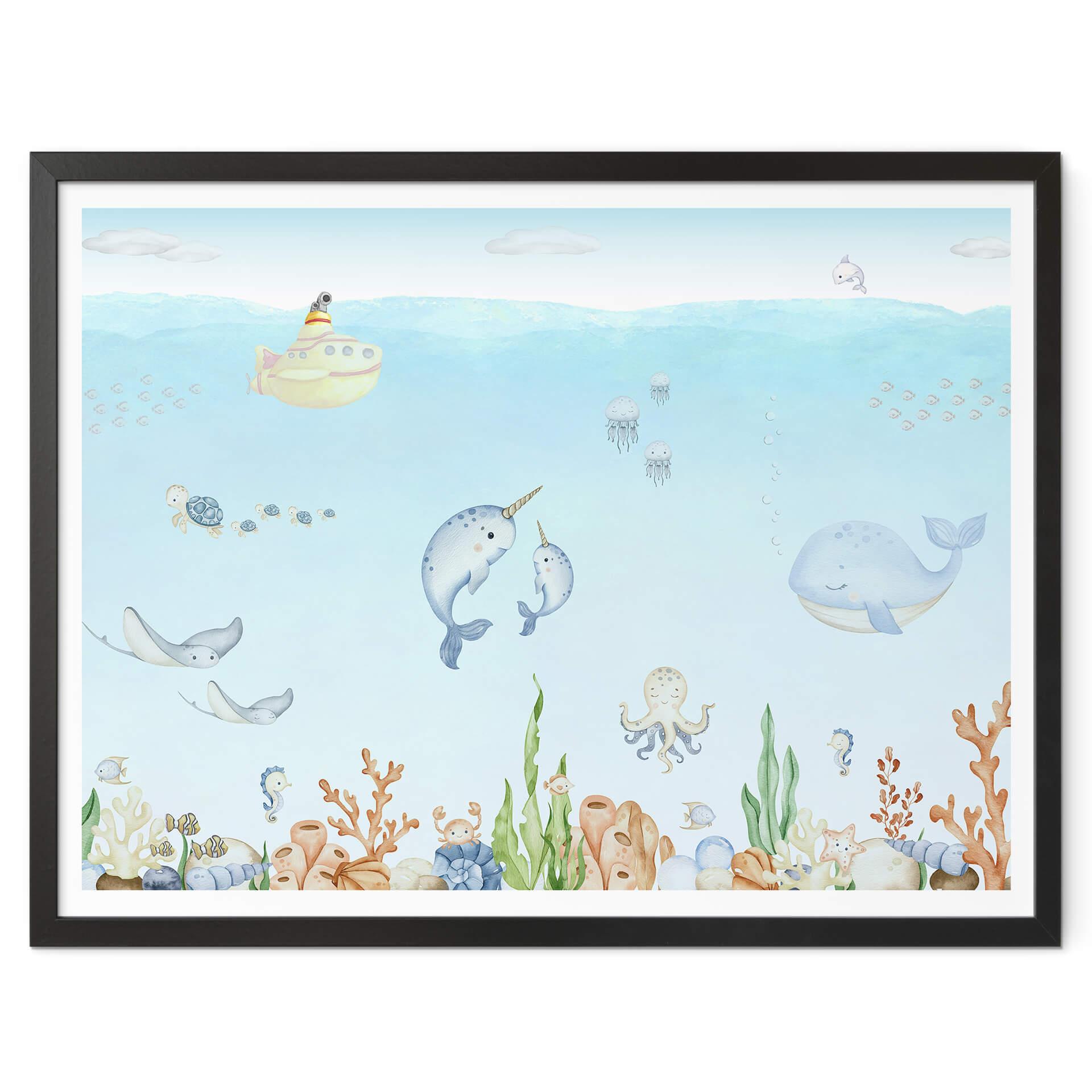 Plakat Oliver Robins - Underwater Friends