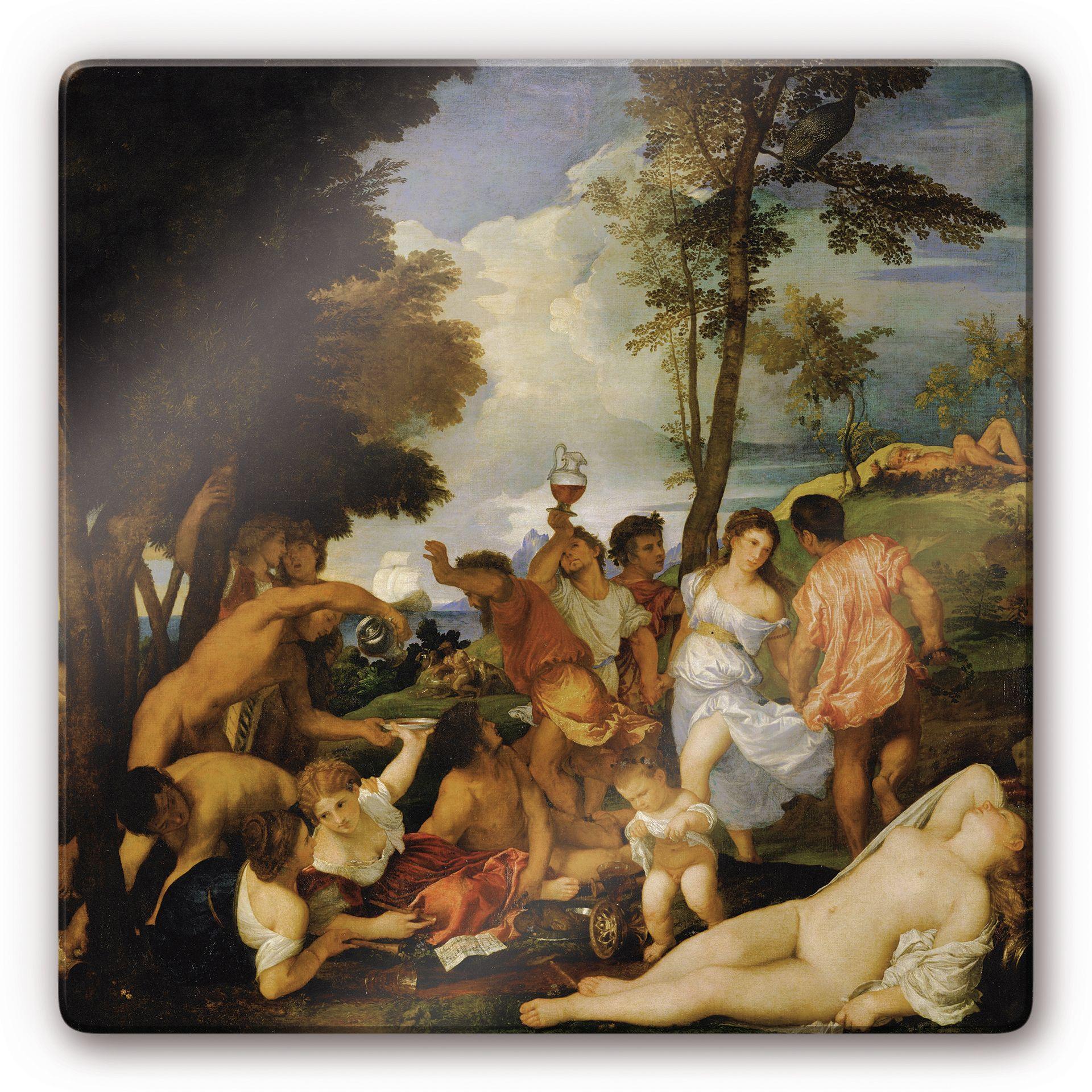 Stampa su vetro - Tiziano - Il baccanale