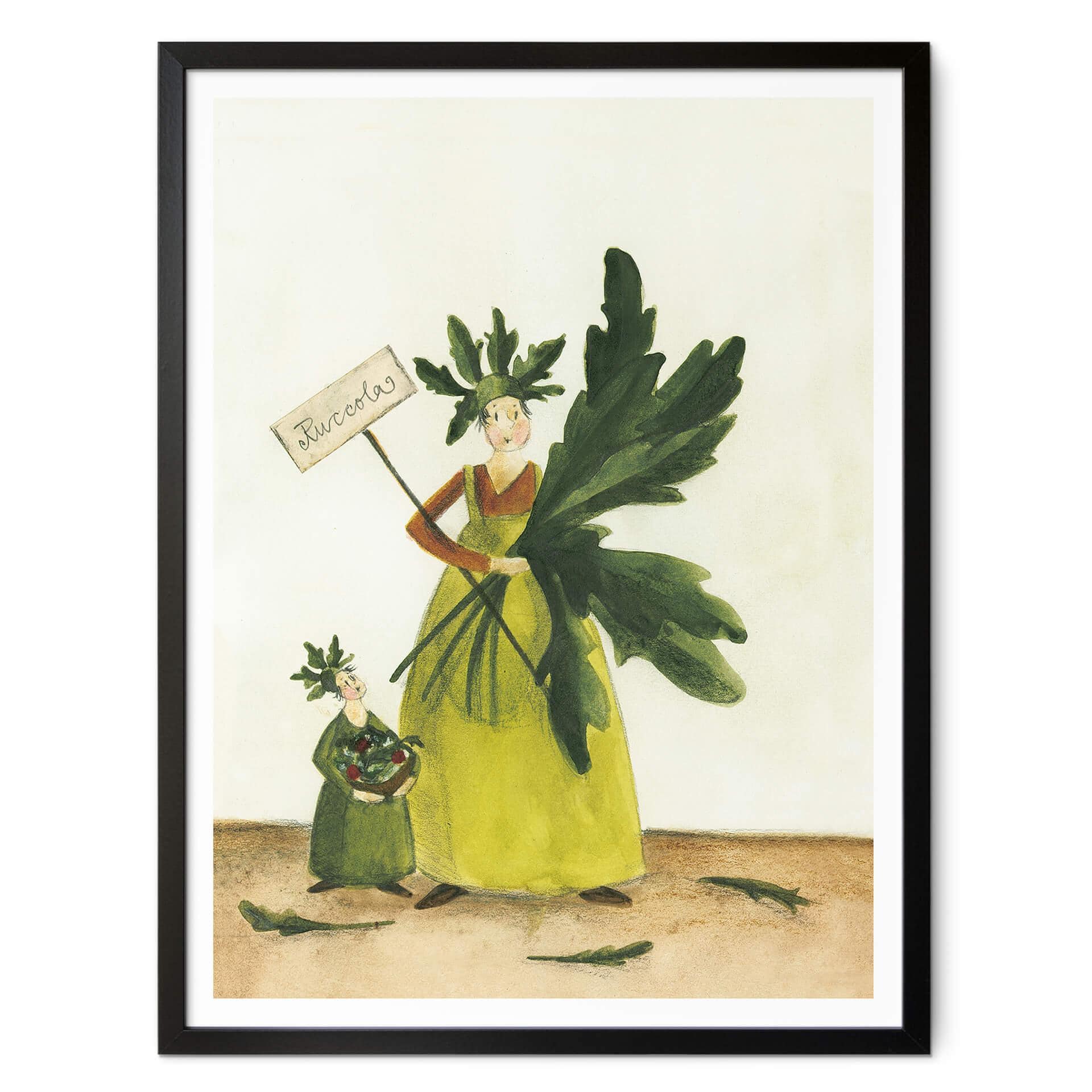 Póster Leffler - Chica Ruccola