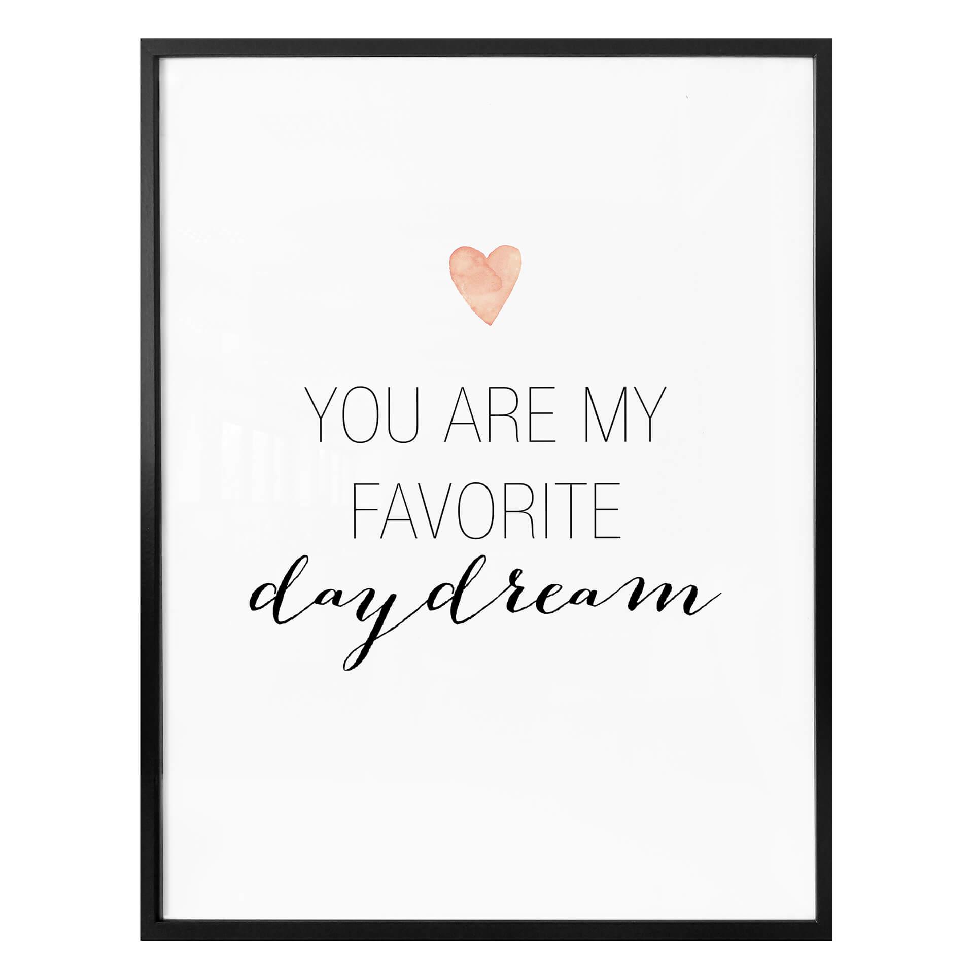 Plakat - Confetti & Cream - You are my favorite daydream