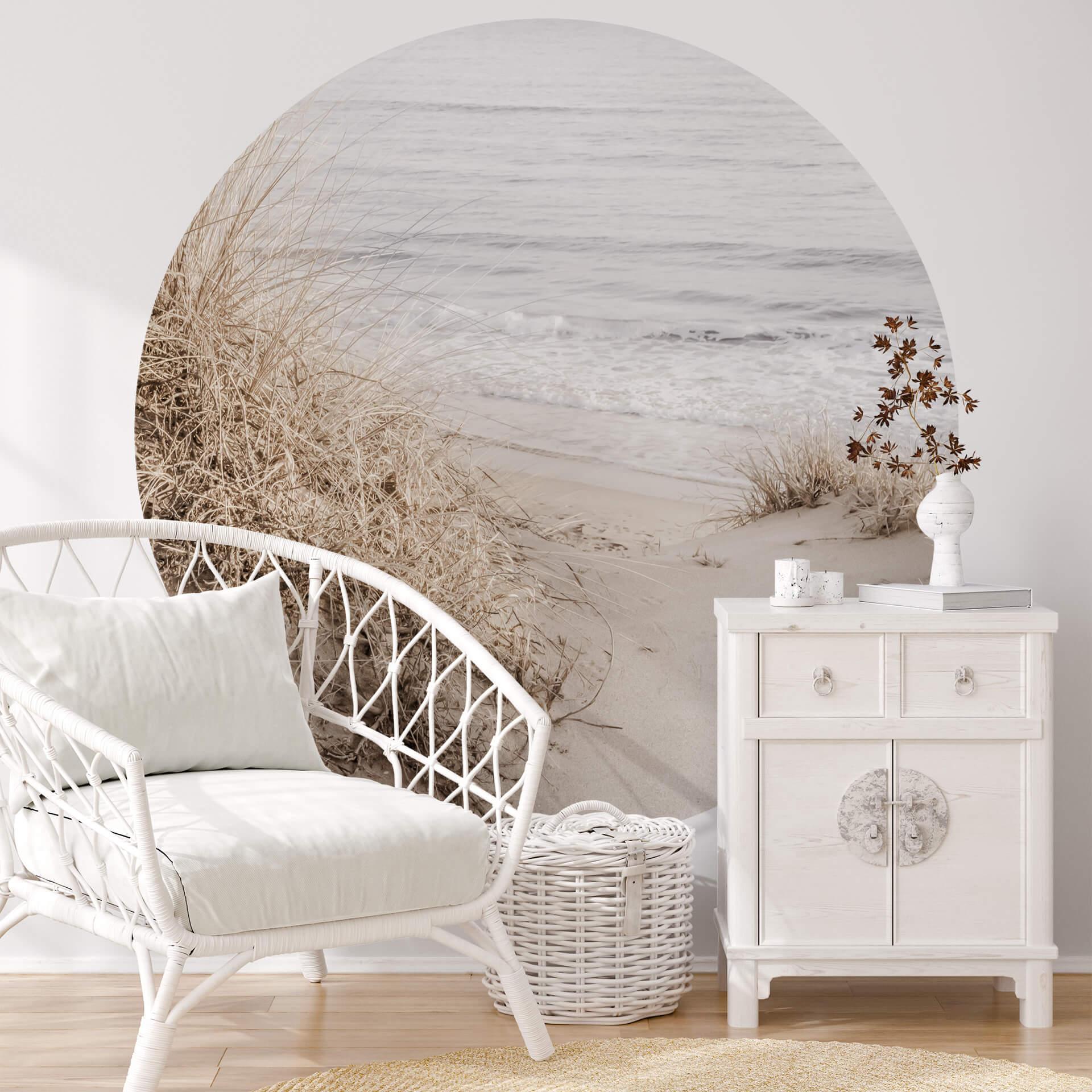 Fototapet - Rundt 1X Studio - Dunes on te Beach - vliesetapet/selvklæbende non-woven tapet