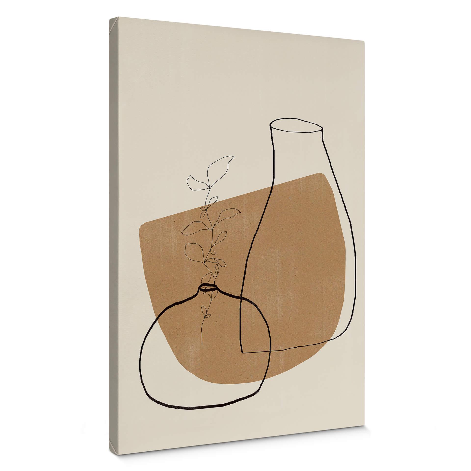 Lienzo The Miuus Studio - Jarrones Abstractos