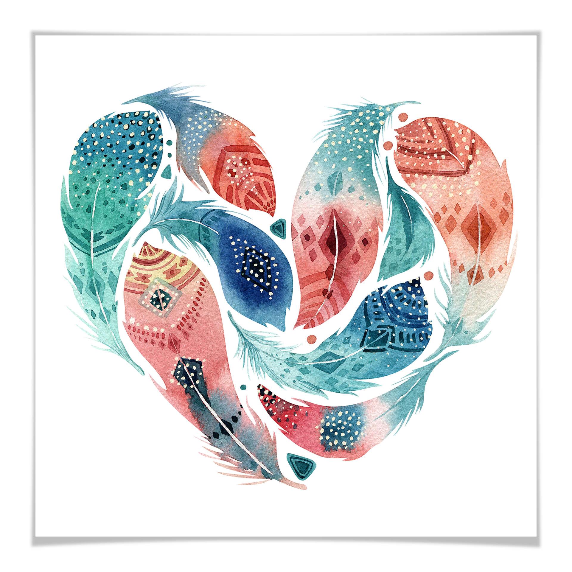 Póster Kvilis - Amor de plumas