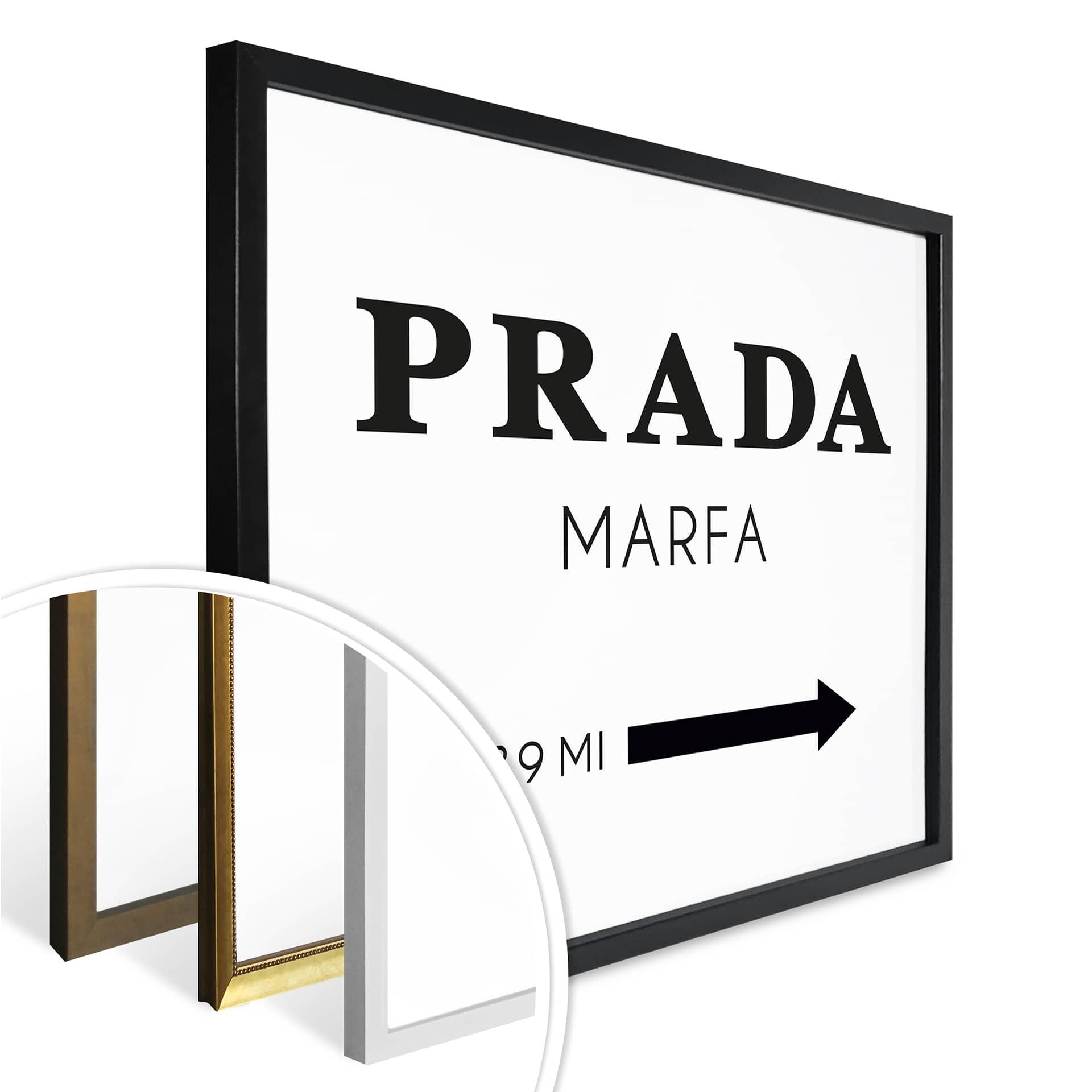 Poster - Prada Marfa - 30x24 cm | wall-art.nl