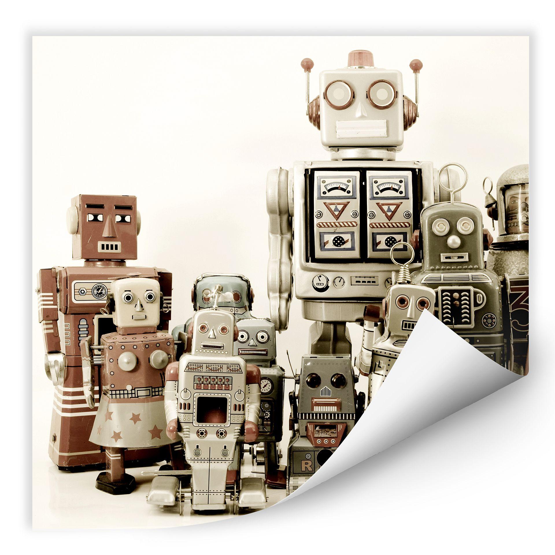 Zelfklevende Poster Robots