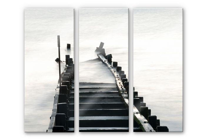Tableau en verre acrylique - Way to nowhere (3 parties)