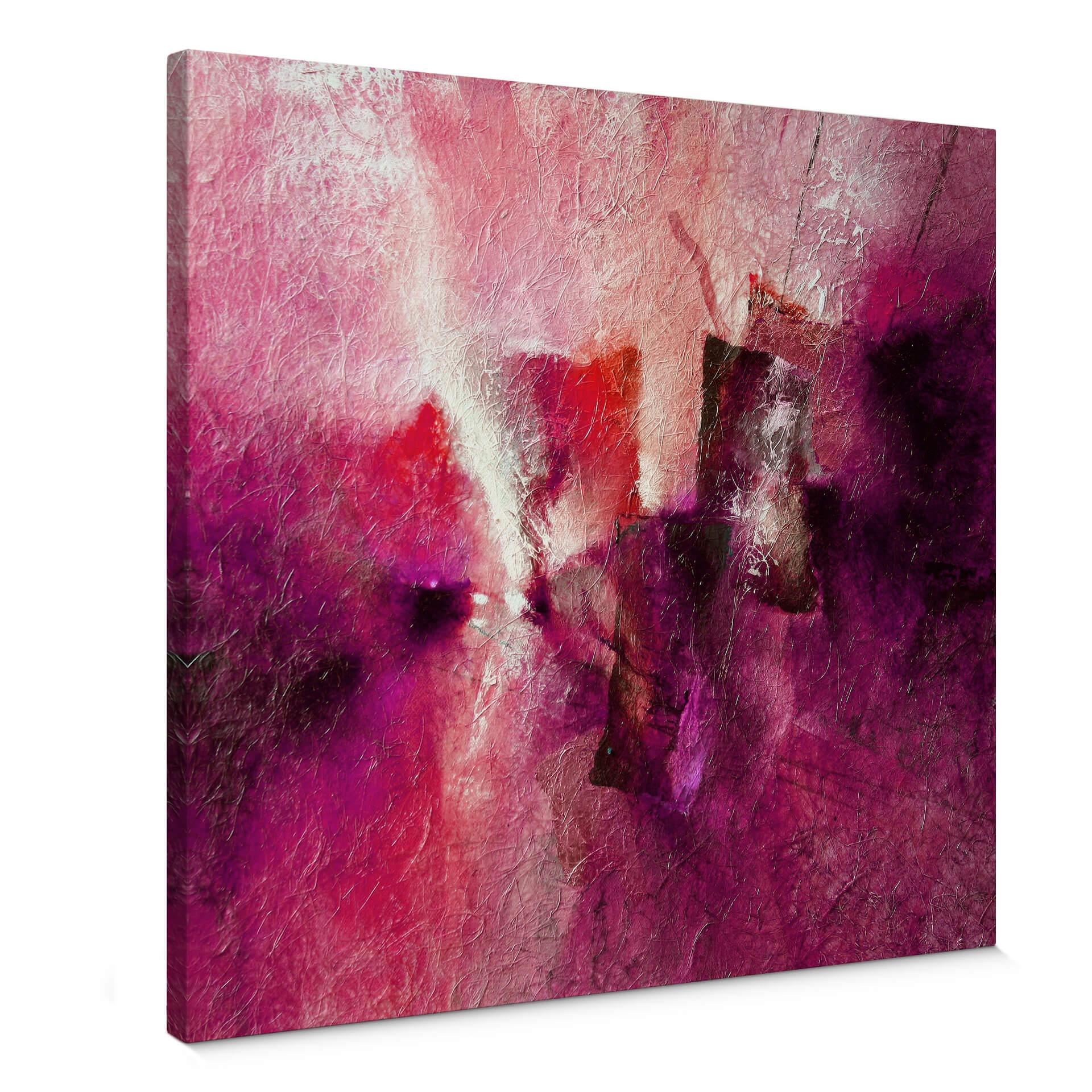 Cuadro en lienzo - Schmucker - Composición abstracta en magenta