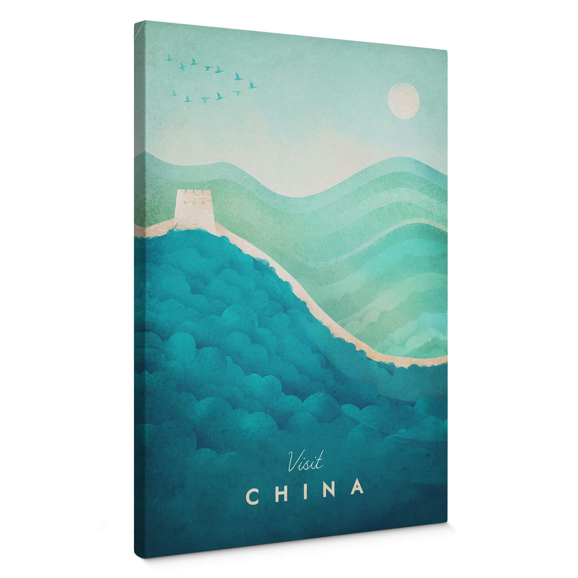 Cuadro lienzo Ríos - China