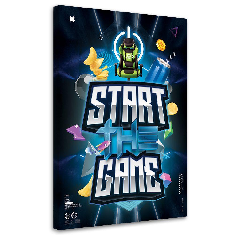 Canvasbillede, spillekonsol gamer