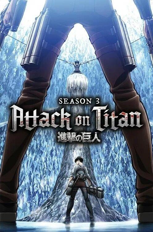Poster, film poster Attack On Titan - Key Art Season 3 61x91,5 cm