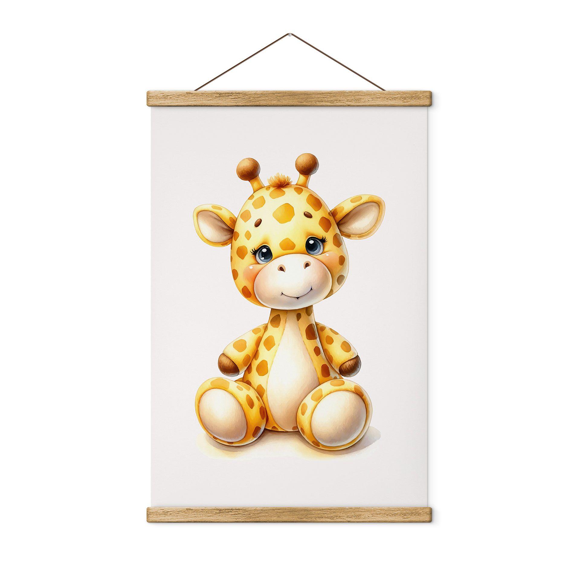 Póster de tela para habitación de bebé Little Giraffe - Magnusson