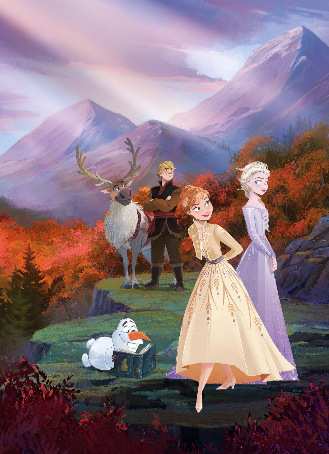 Papirtapet - Frozen spring is coming - 184 x 254 cm