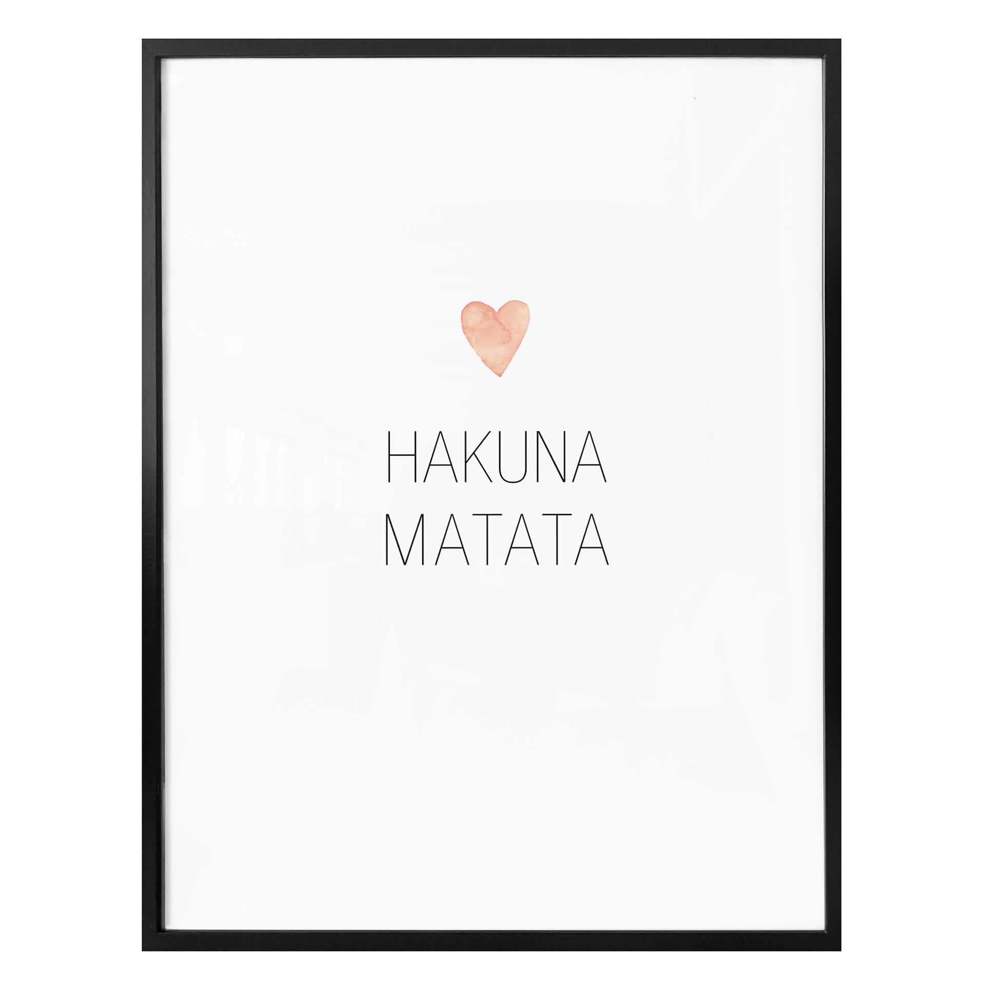 Plakat - Confetti & Cream - Hakuna Matata