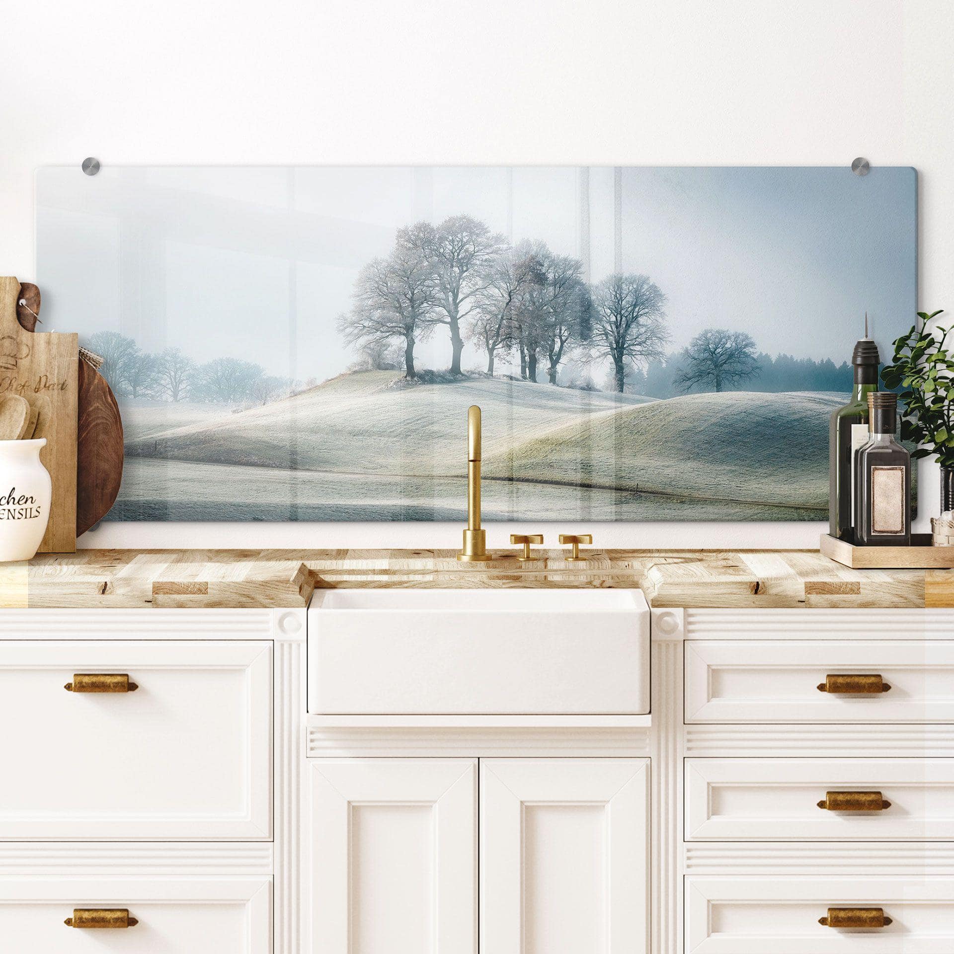 Splashback Frostigt bakkelandskab - Eisenmann - Panorama