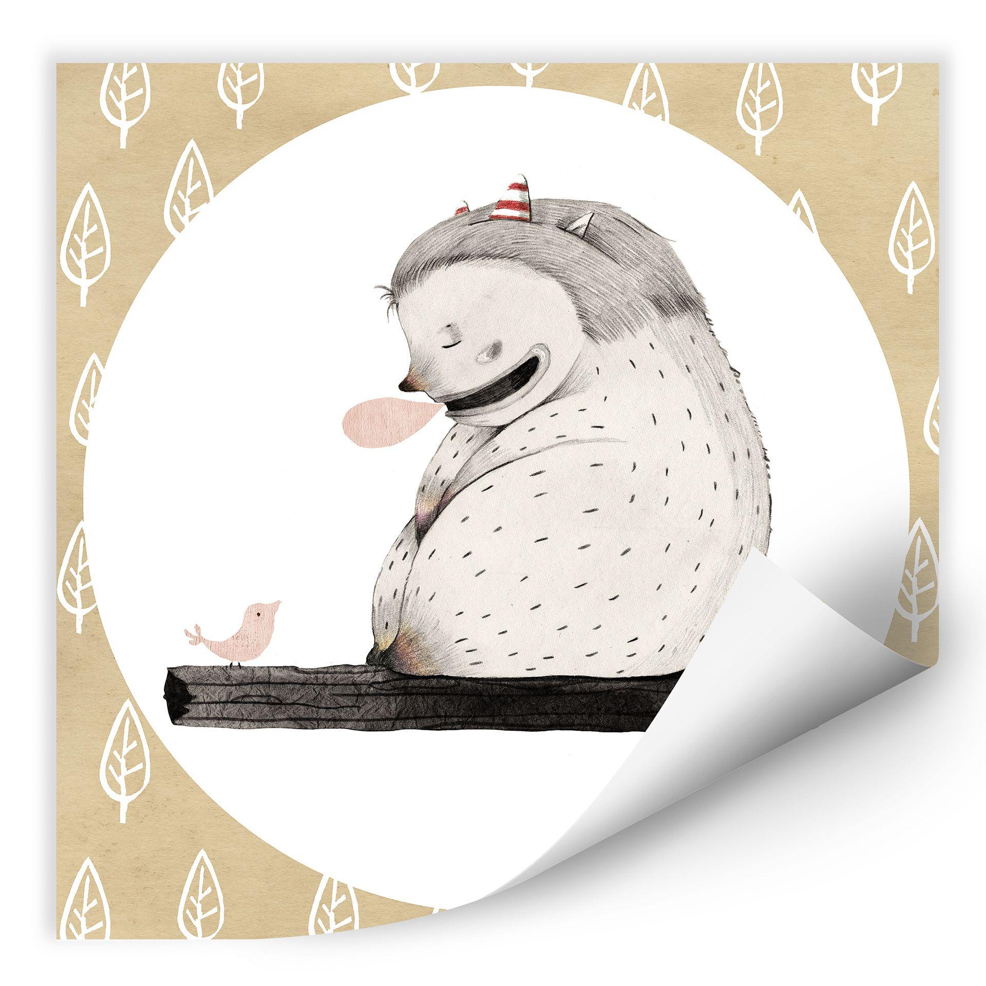 Muurprints Loske - Slapend Monster 2