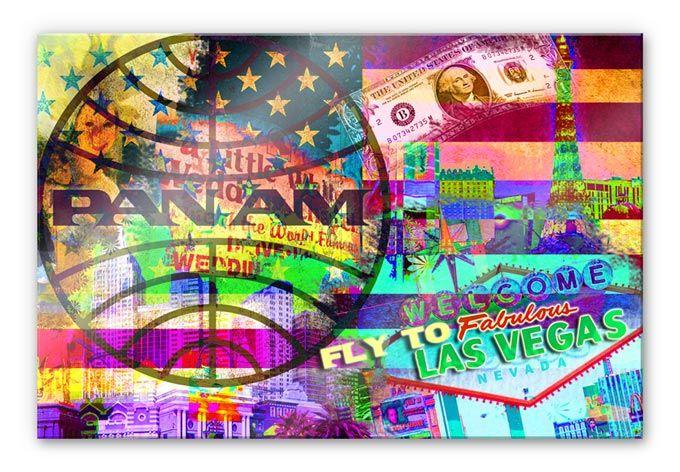 Akrylbillede PAN AM - Las Vegas