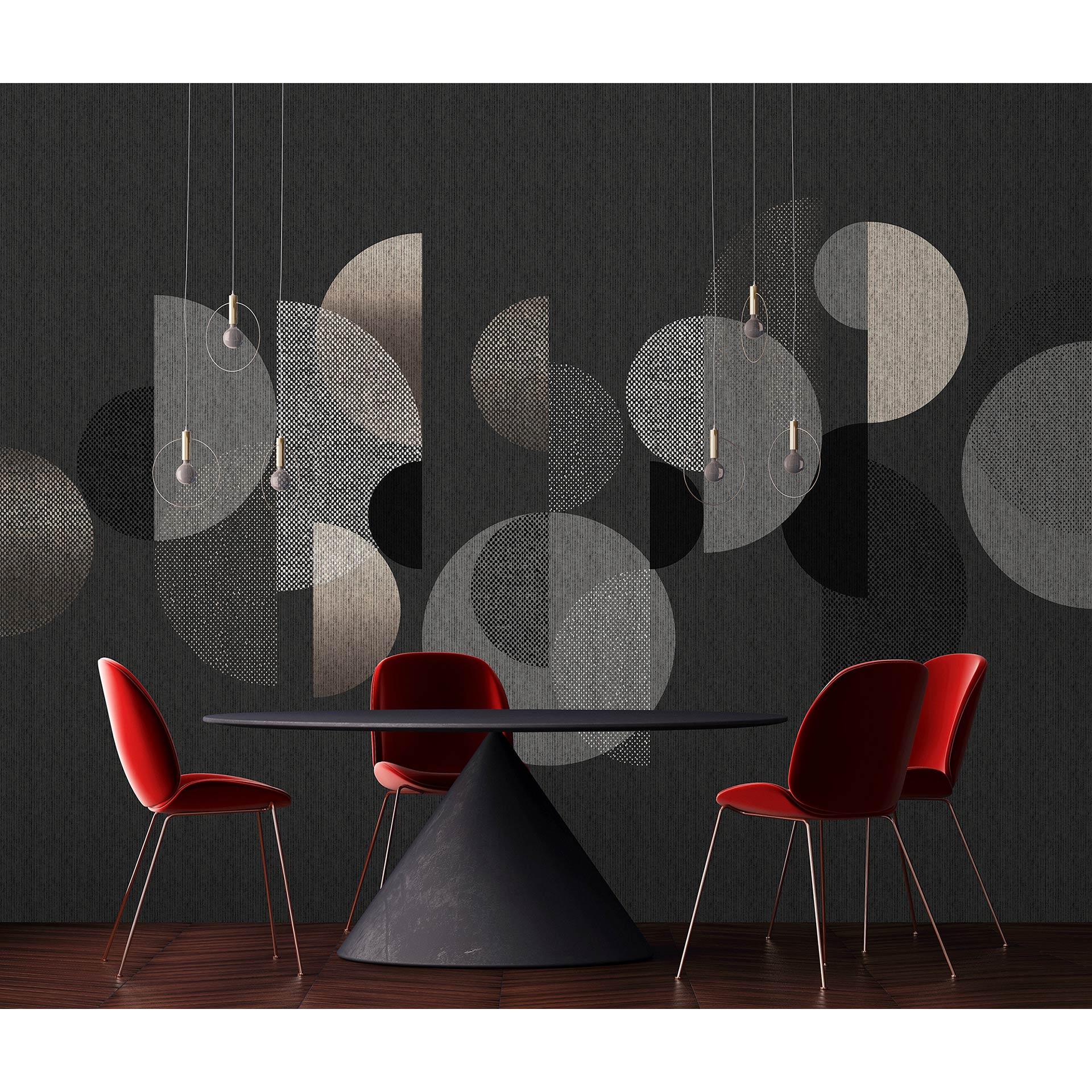 Livingwalls Papel pintado mural Walls by Patel 3 Chelsea 2 gris, blanco, negro, beige