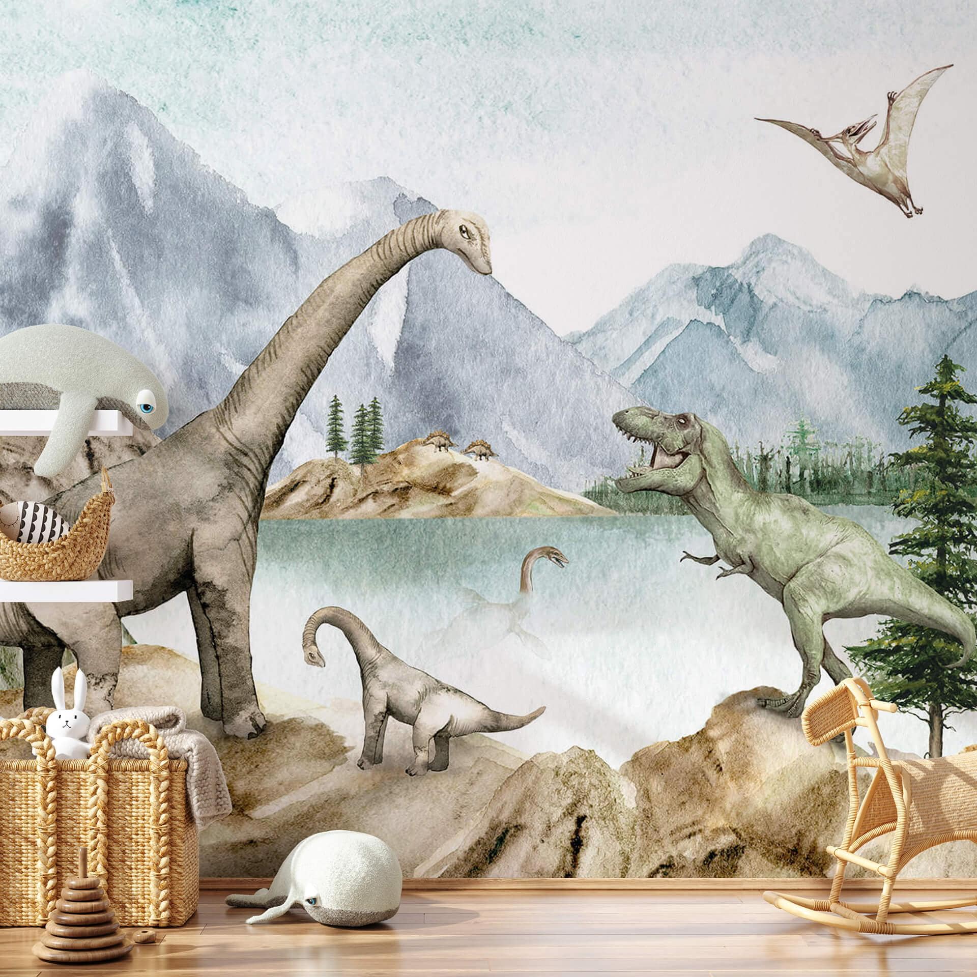 Kikki Belle - fotomural del mondo Dino