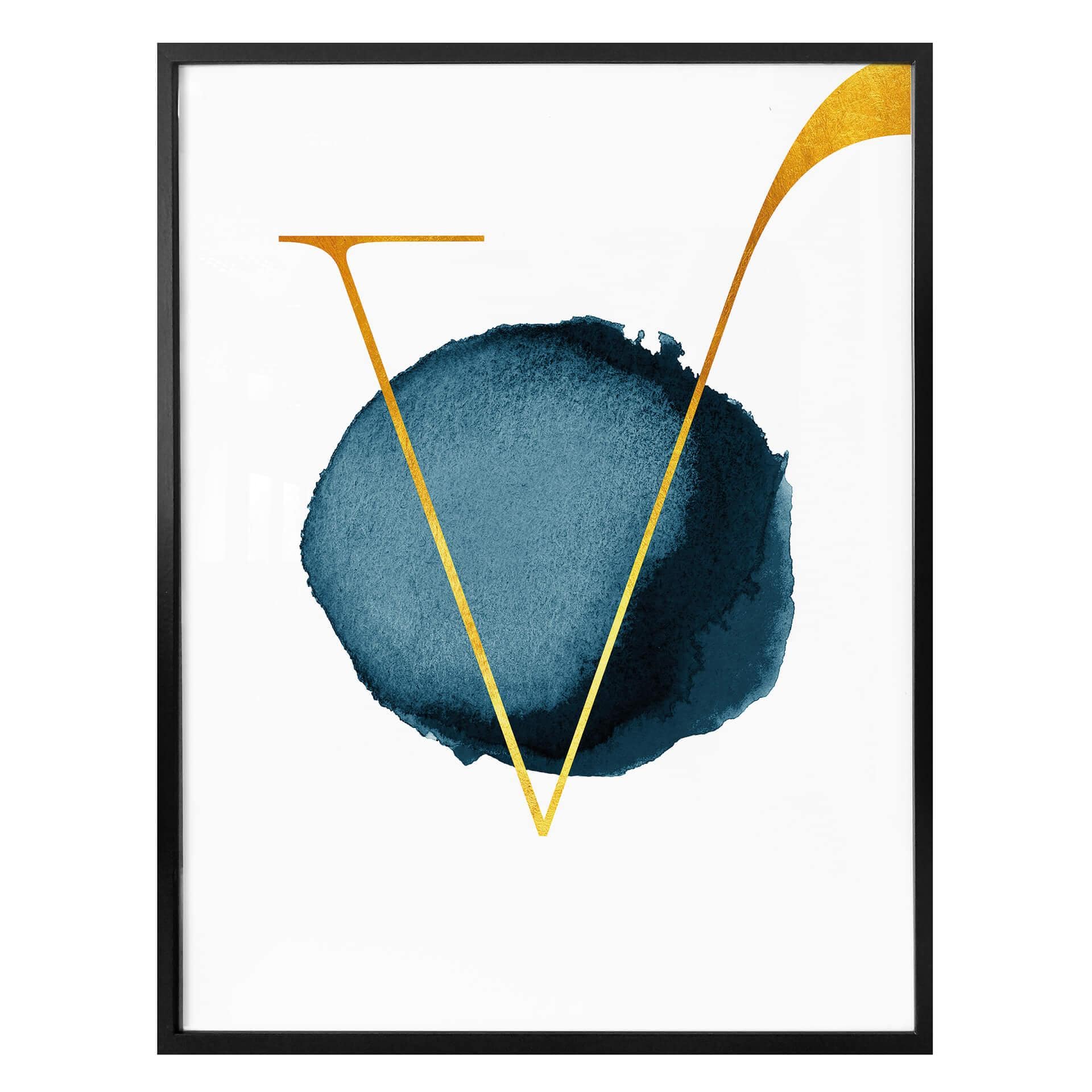 Affiche - Le V doré