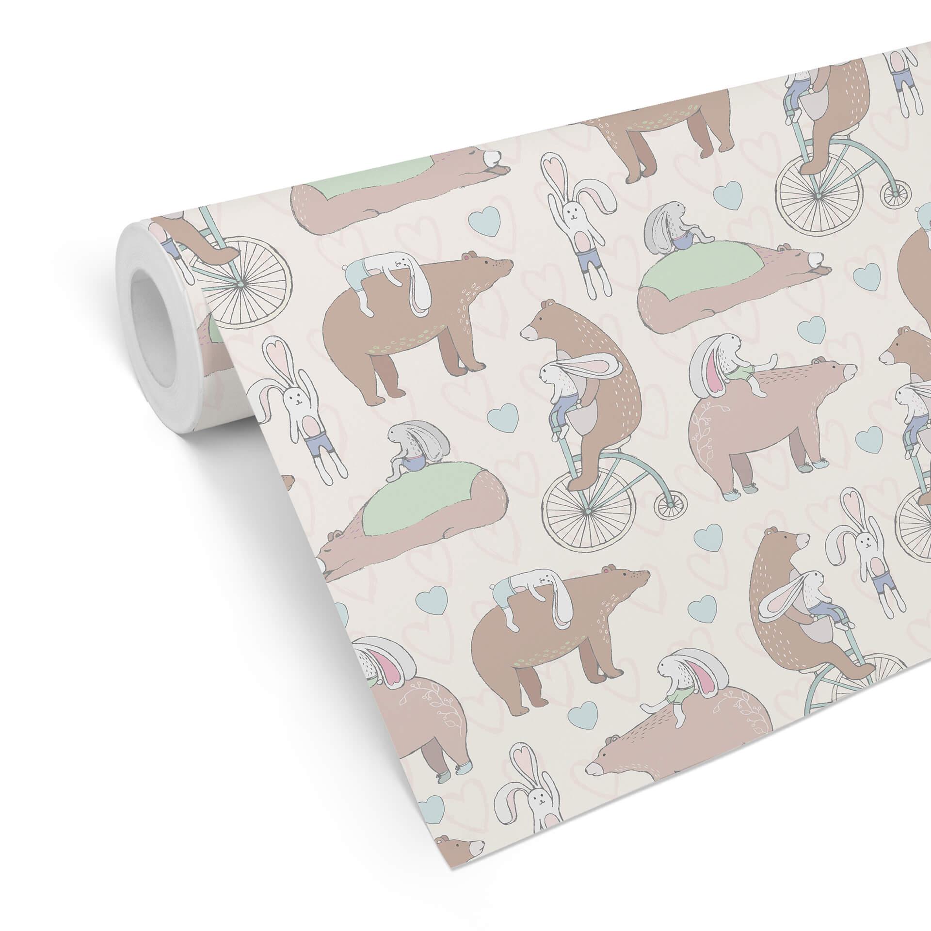 Tapet med mønster - Bedste venner