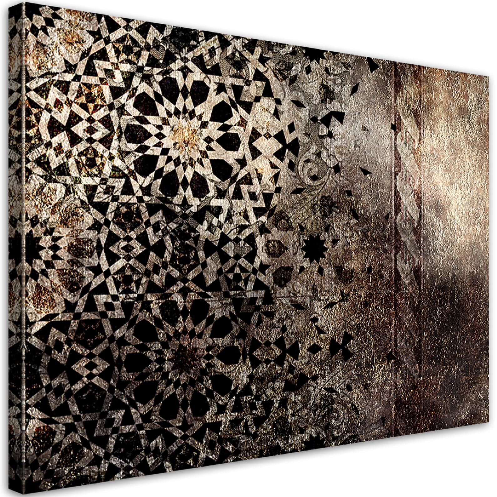 Canvasbillede, Mandala Orient Texture