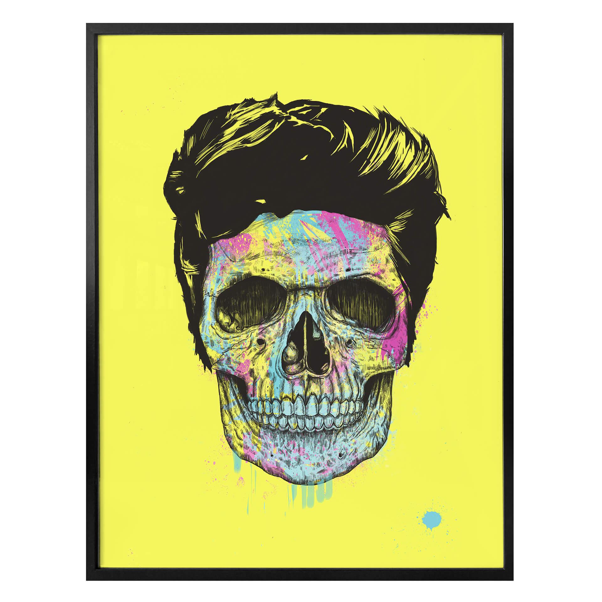 Plakat - Solti - Farverigt kranium