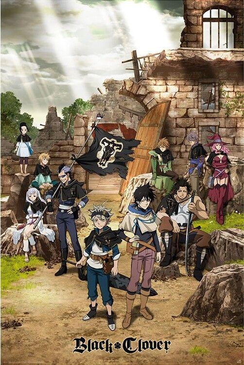Poster, film poster Black Clover - Black Bull squad Yuno 61x91,5 cm