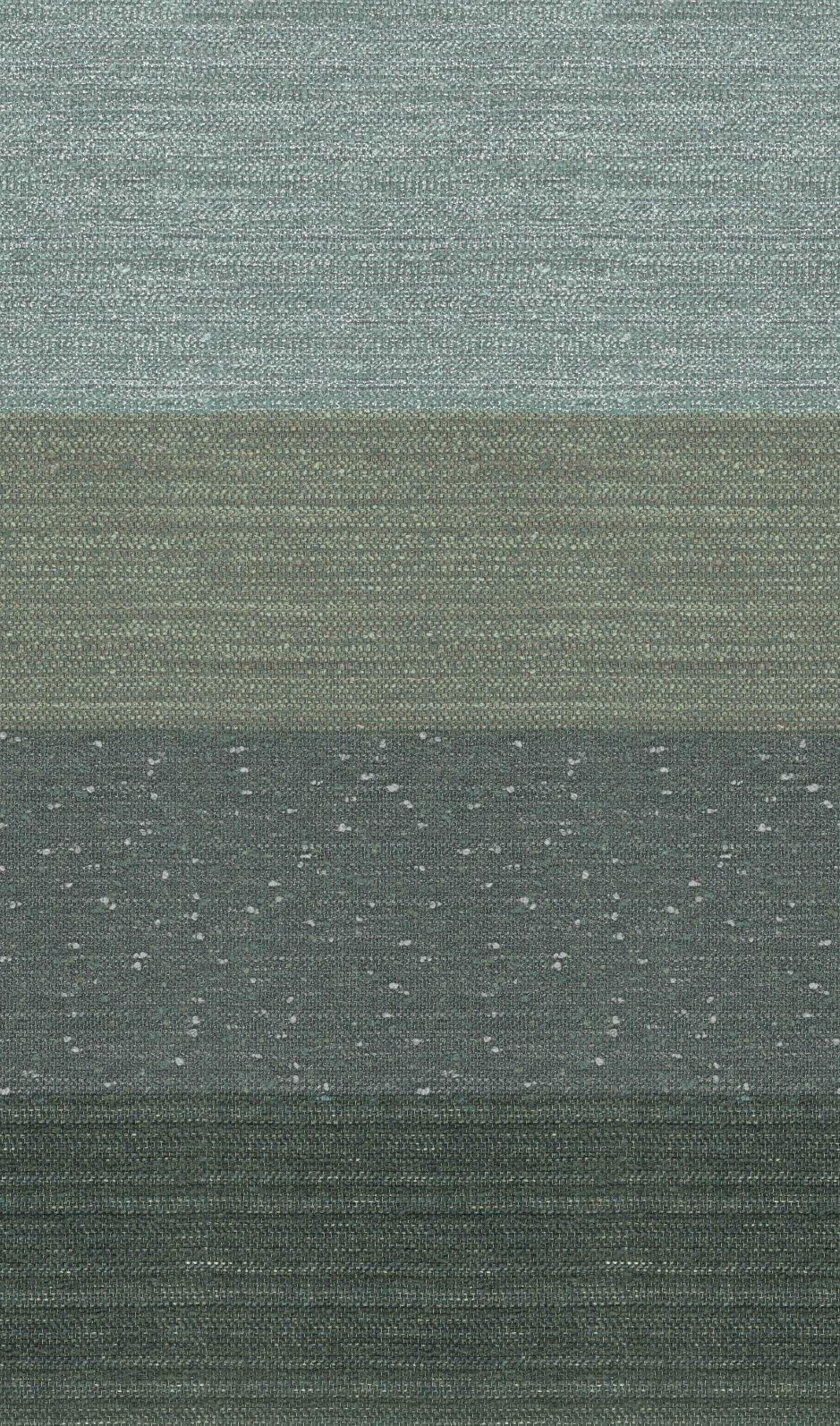 Fototapet med tekstil look striber i grøn grå med fin struktur 2,7 x 1,59 m