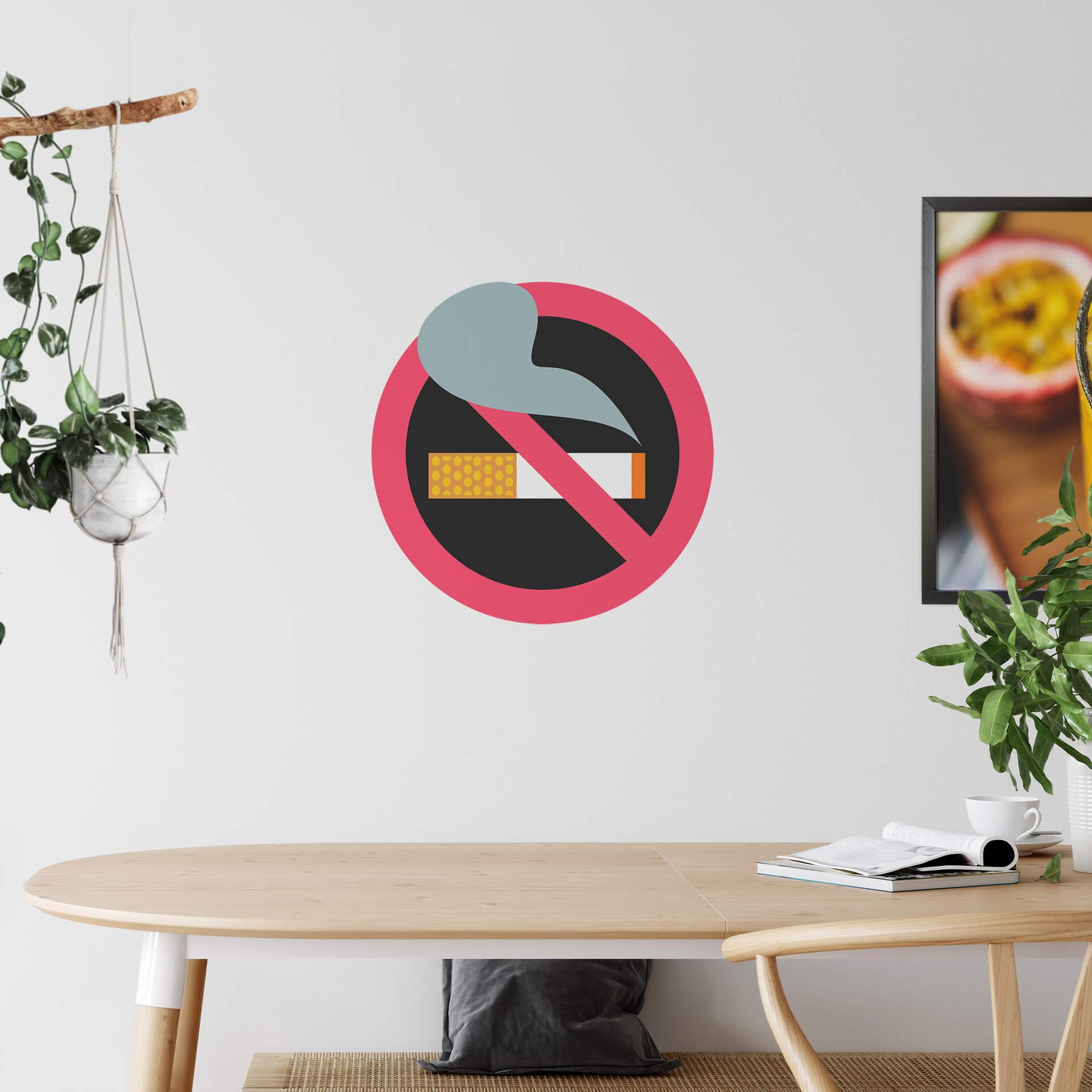 Muursticker Emoji No Smoking