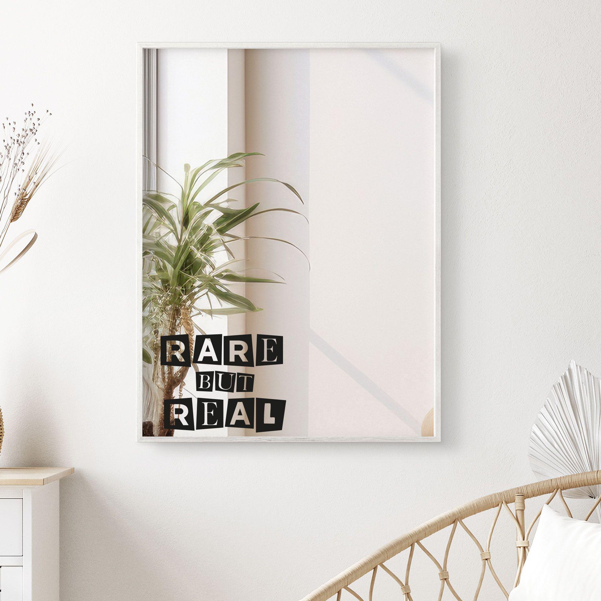 Wallsticker Spiegel Sticker Rare but real