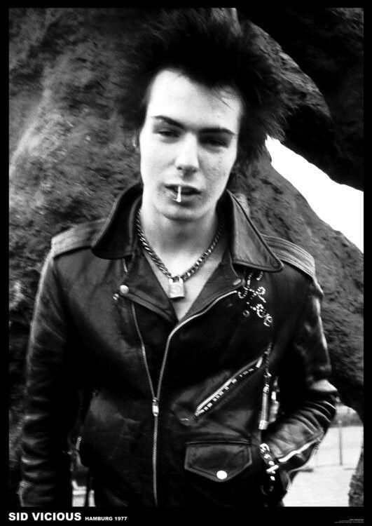 Plakat Sid Vicious - Hamburg 1977, plakat (59,4 x 84,1 cm)