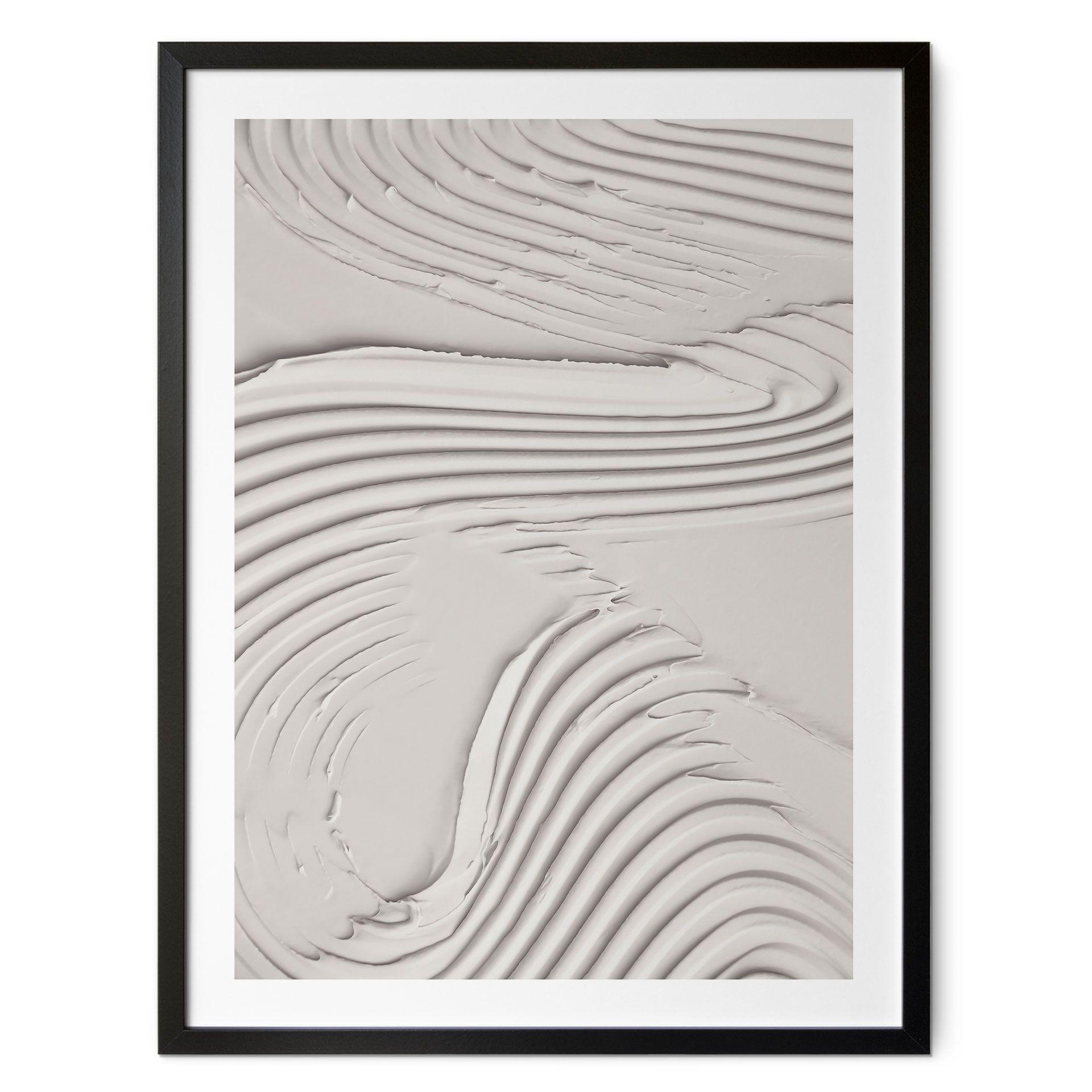 Póster Estructuras blandas en beige - Pictufy Studio