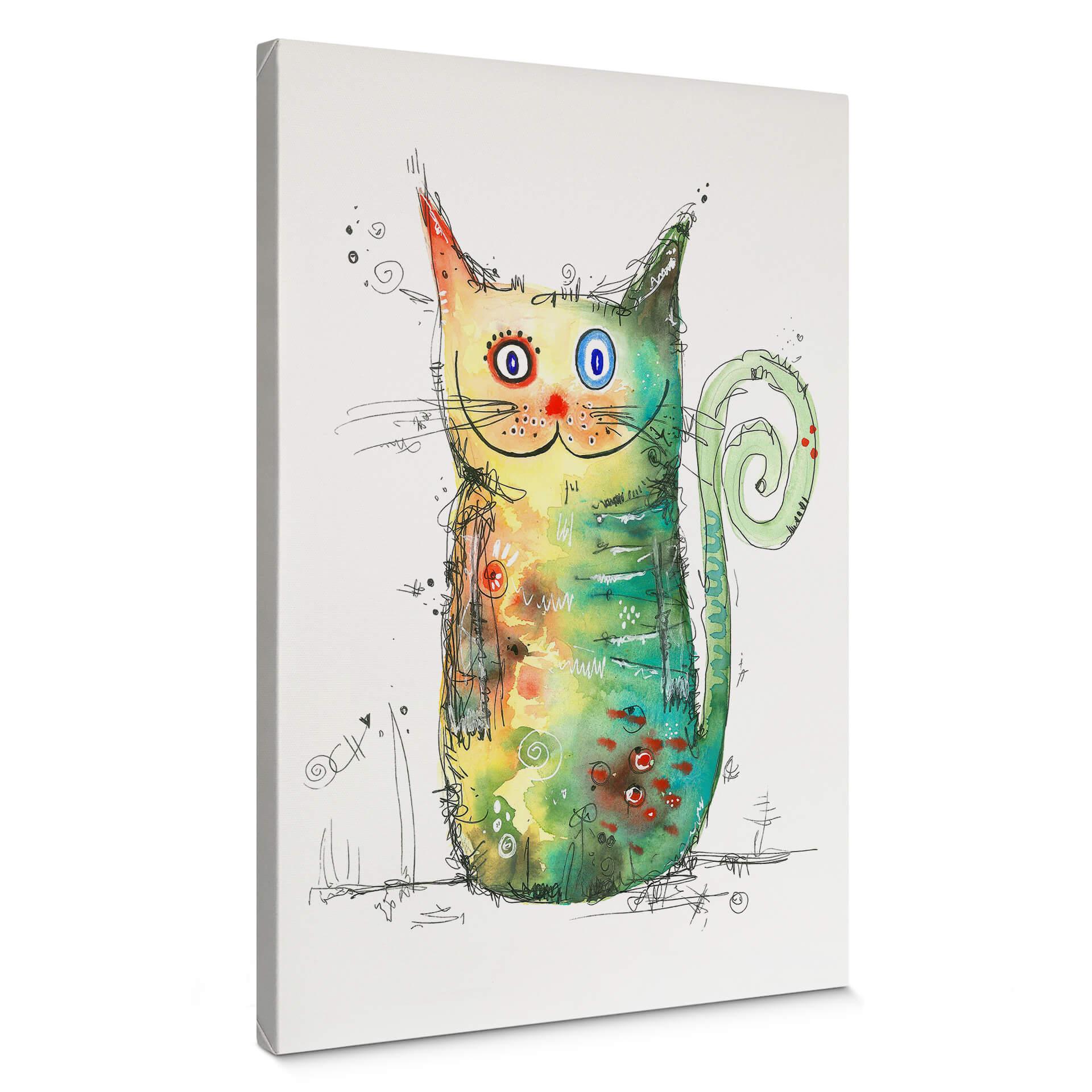 Lienzo Hagenmeyer - Gato Loco