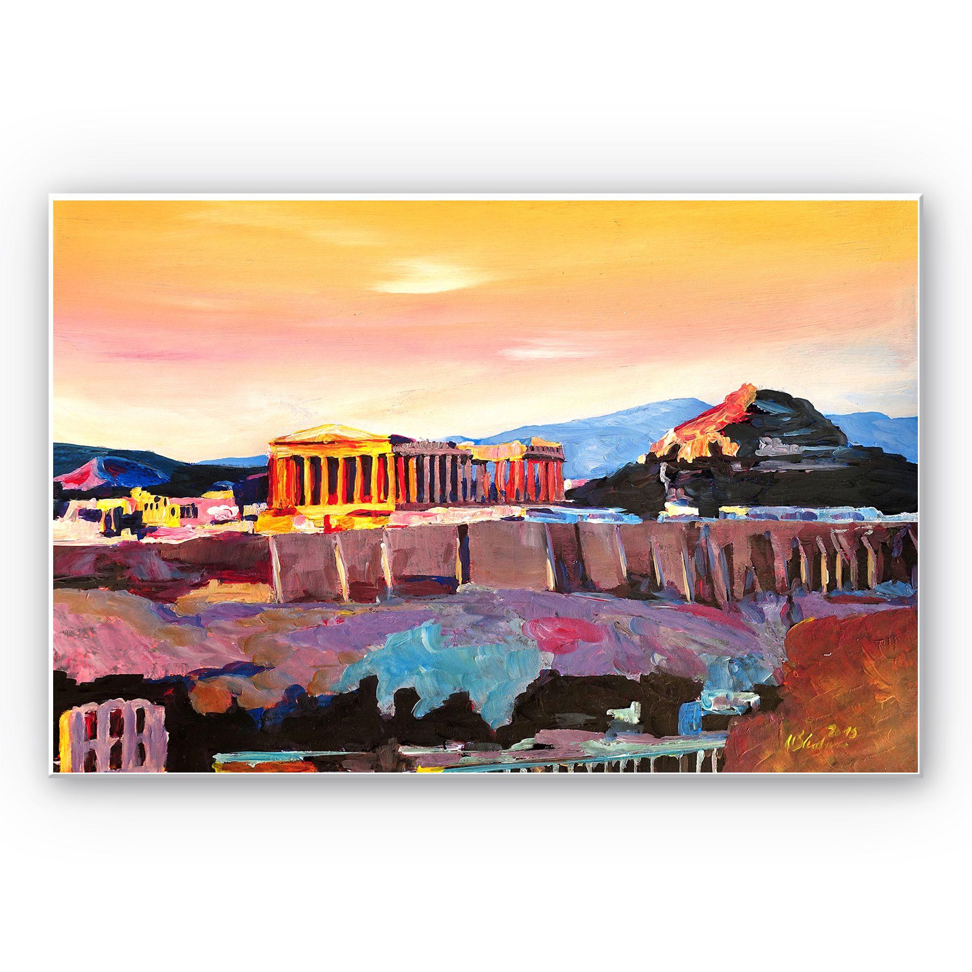 Tableau Forex - Bleichner - Accrpole d'Athènes