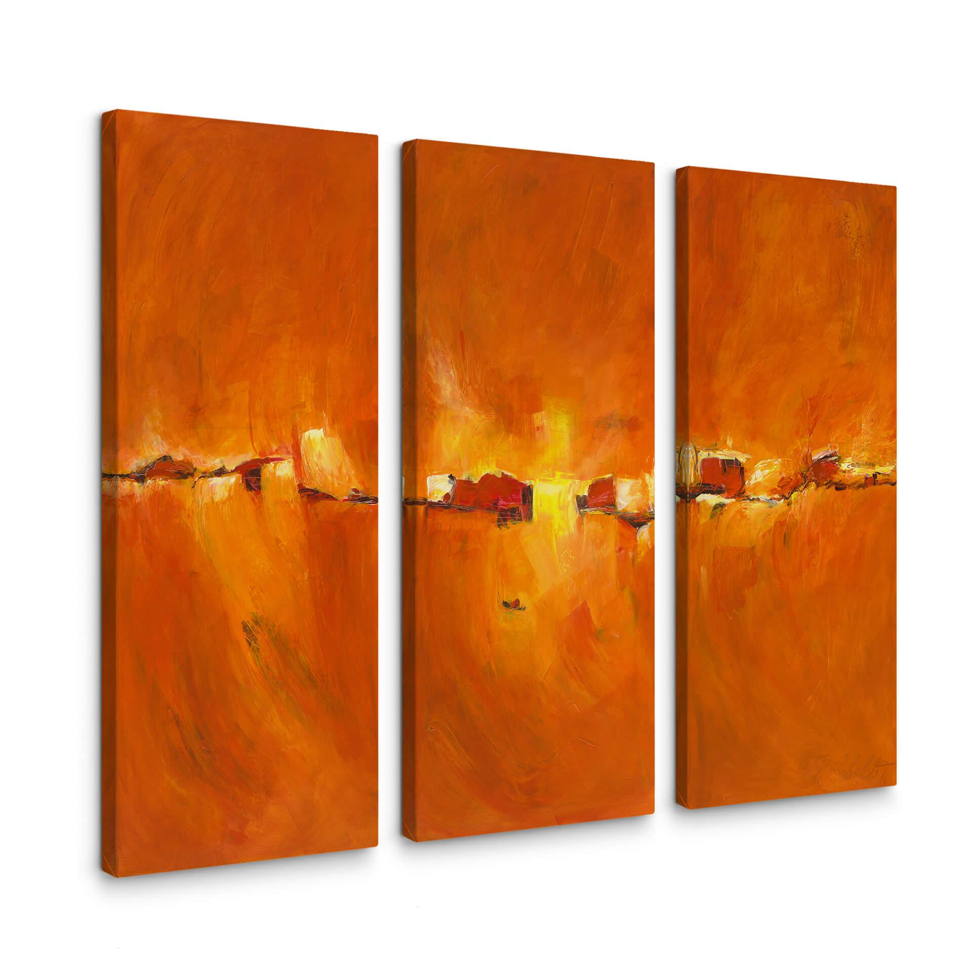 Tableau sur toile - Schüßler - Seclan (tryptique)