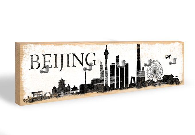 Sleutelbord Bejing Skyline + 5 Haken