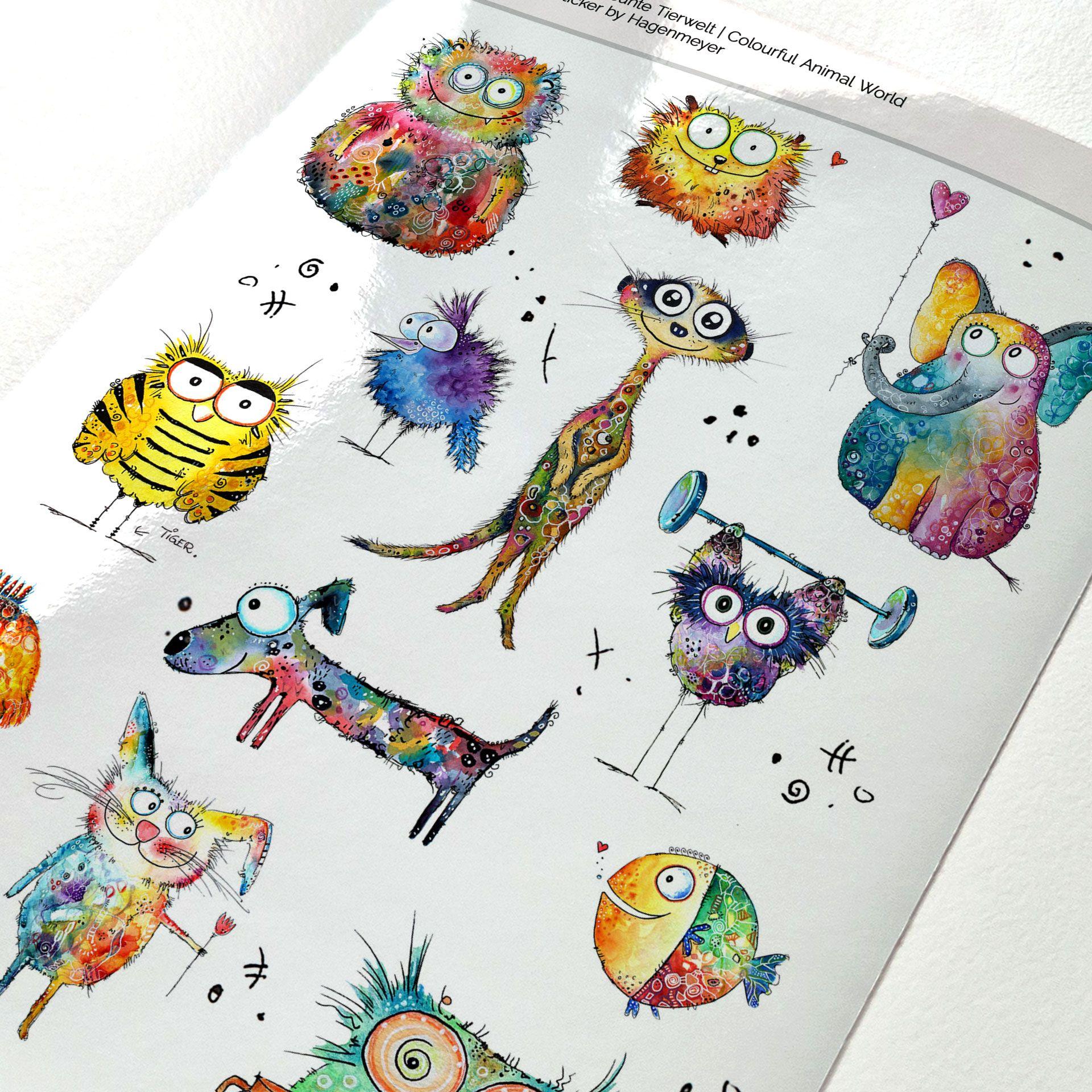 Sticker Le monde des animaux - Hagenmeyer