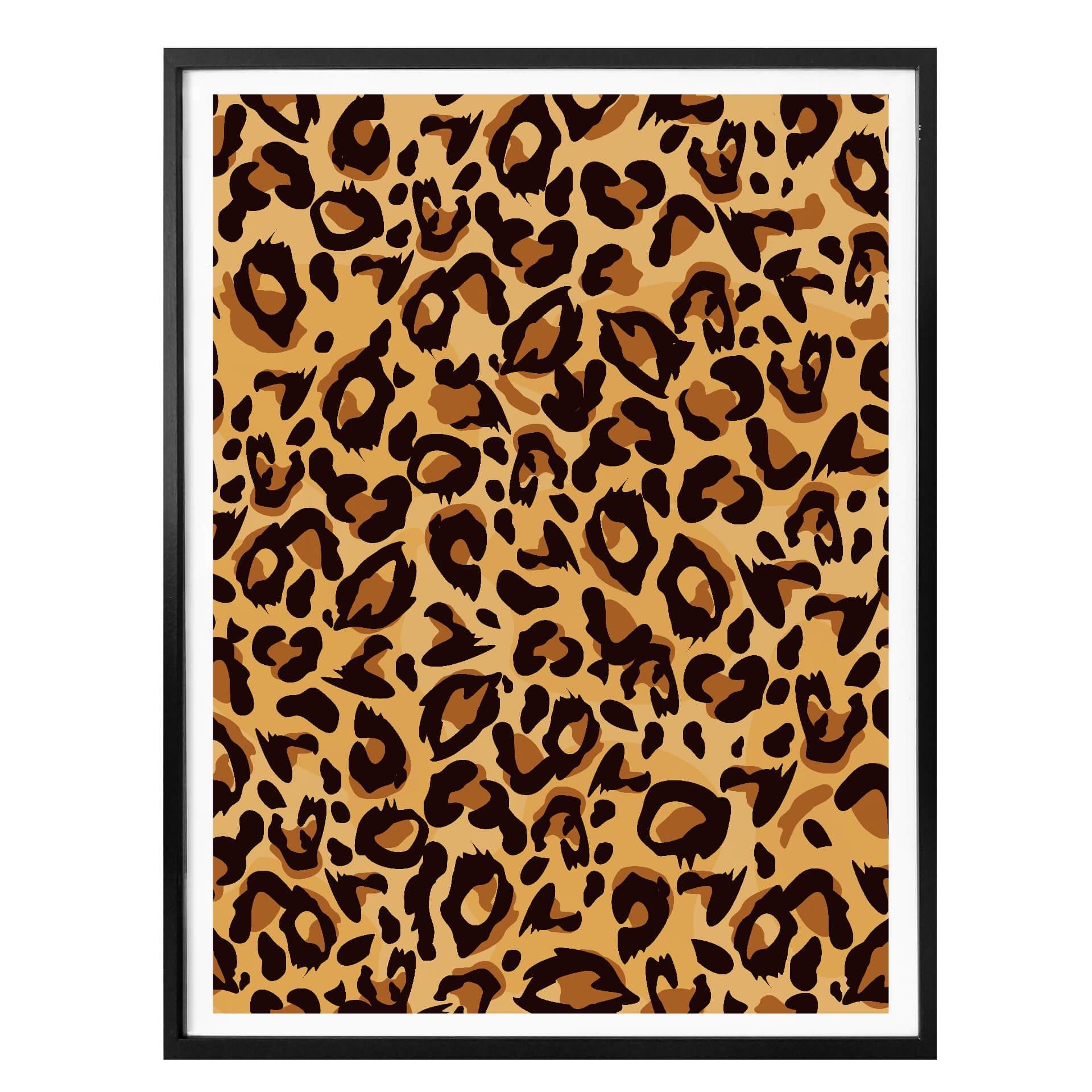 Plakat - Leopard - Mønster