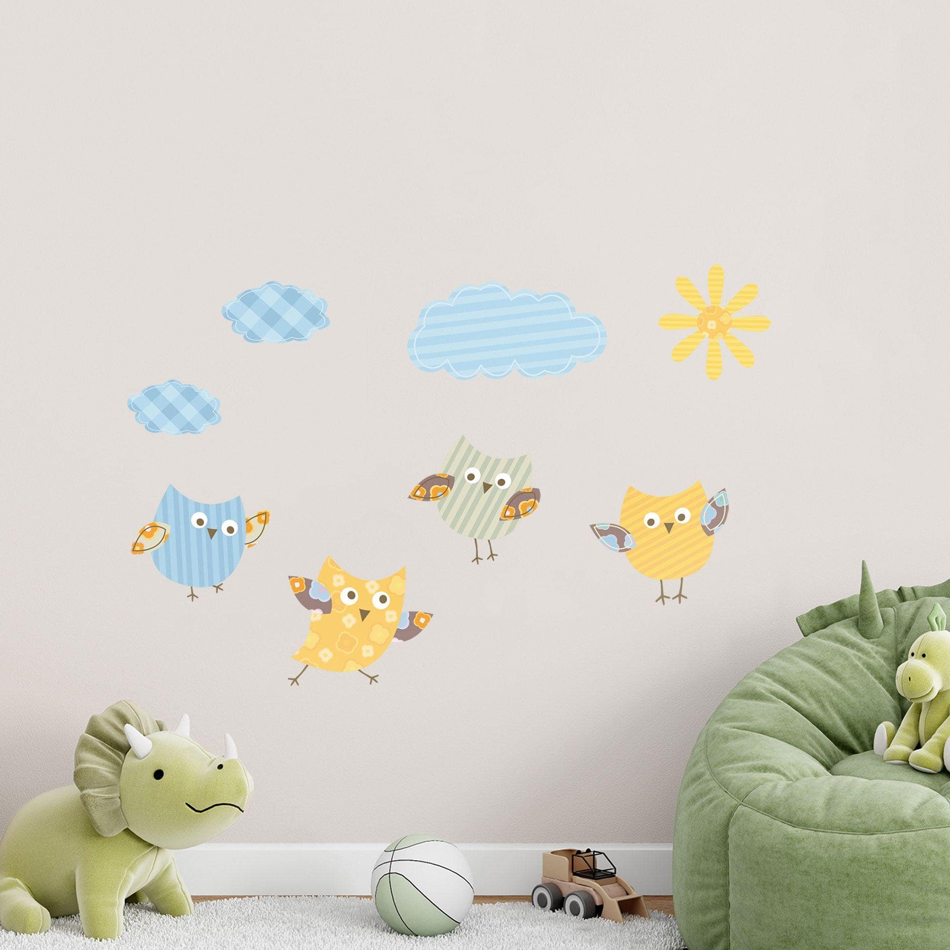 Sticker mural - Set d'animaux rigolos 04