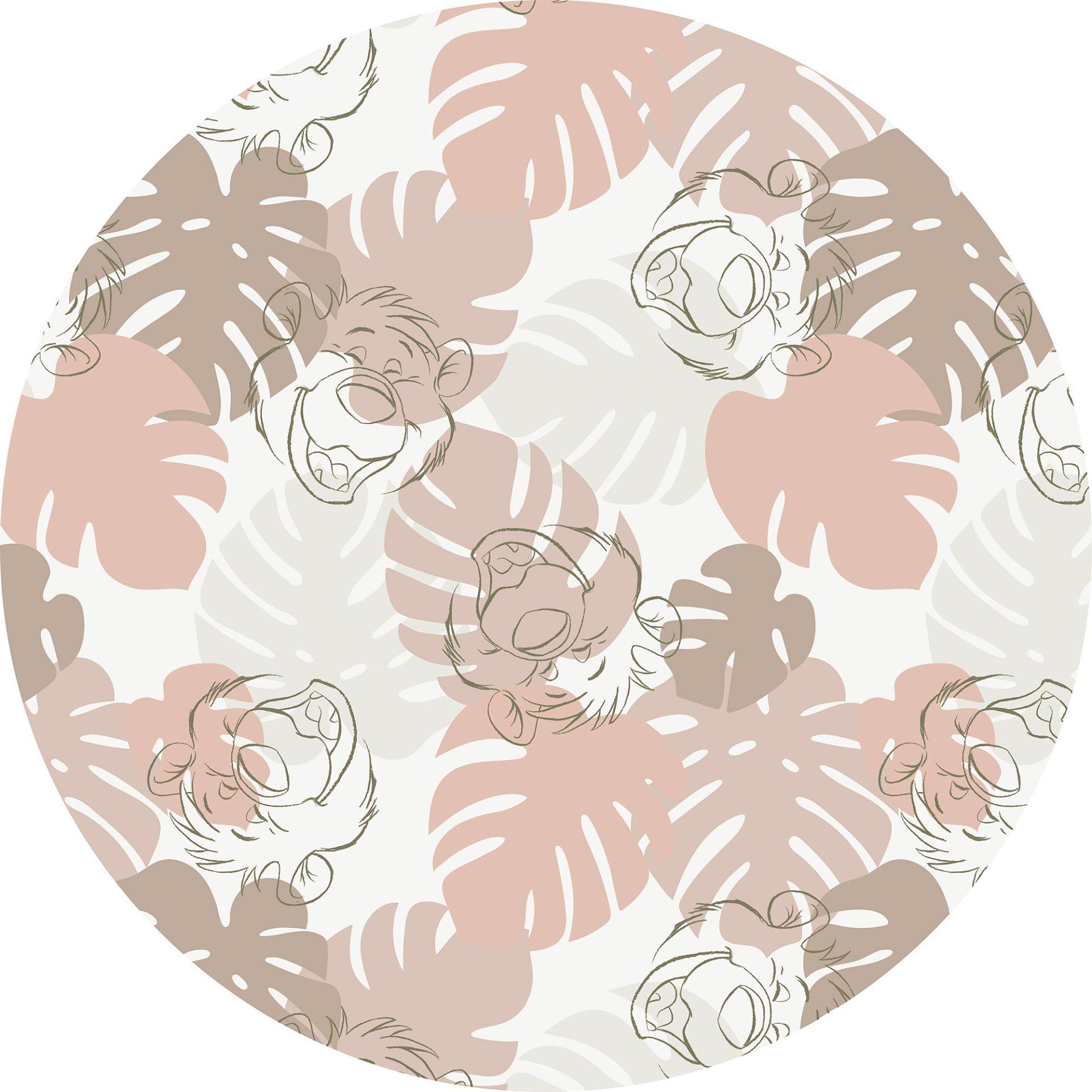 Selvklæbende non-woven tapet - Jungle Joy - 125 x 125 cm