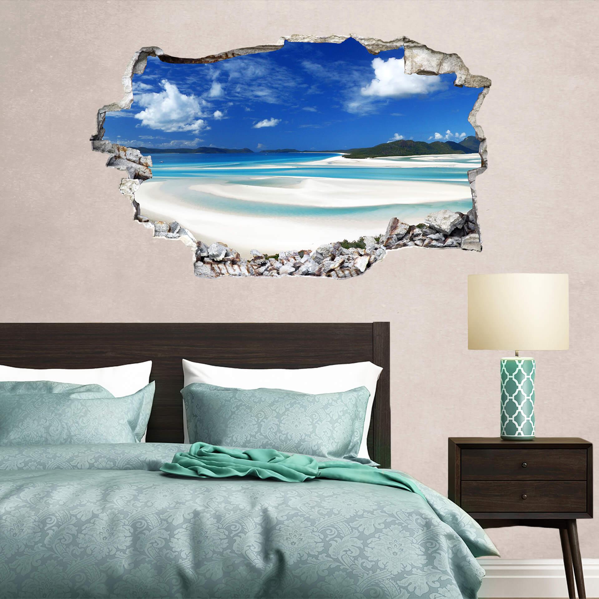 3D Wallsticker Whitehaven Beach