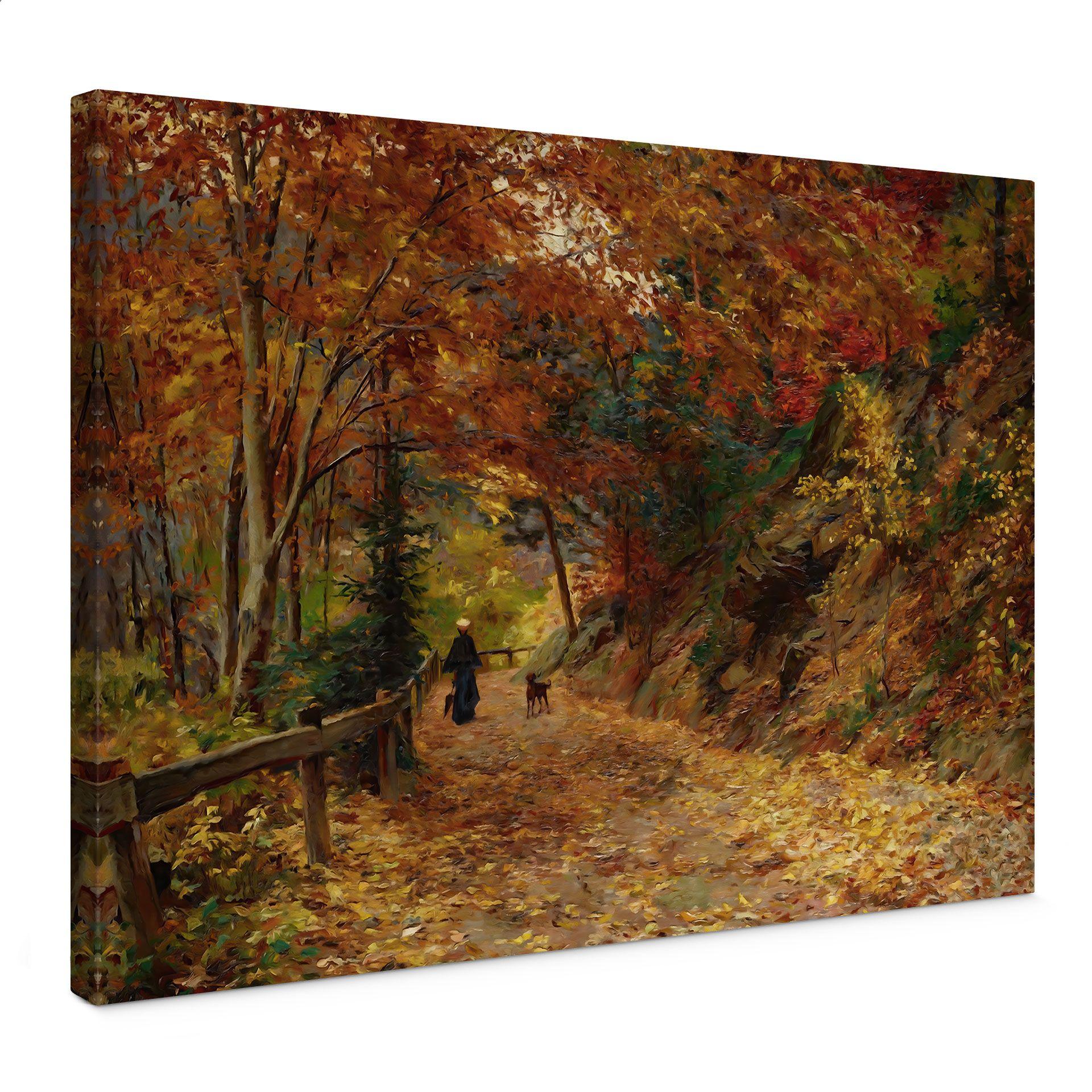 Lienzo Wisinger-Florian - Hojas en otoño