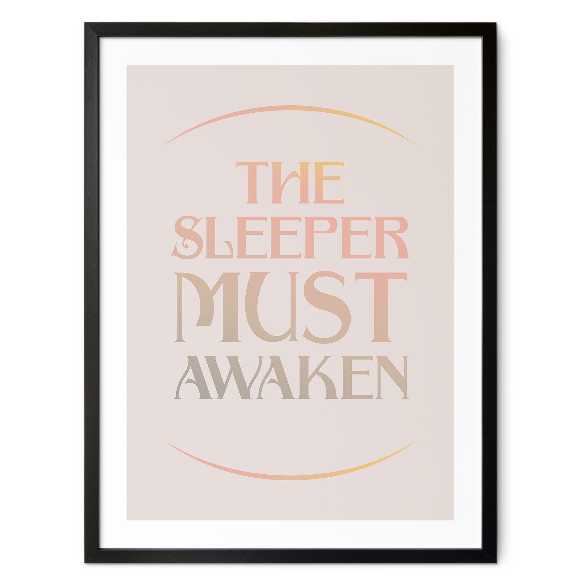 Plakat Filmcitat fra Dune - The Sleeper must awaken