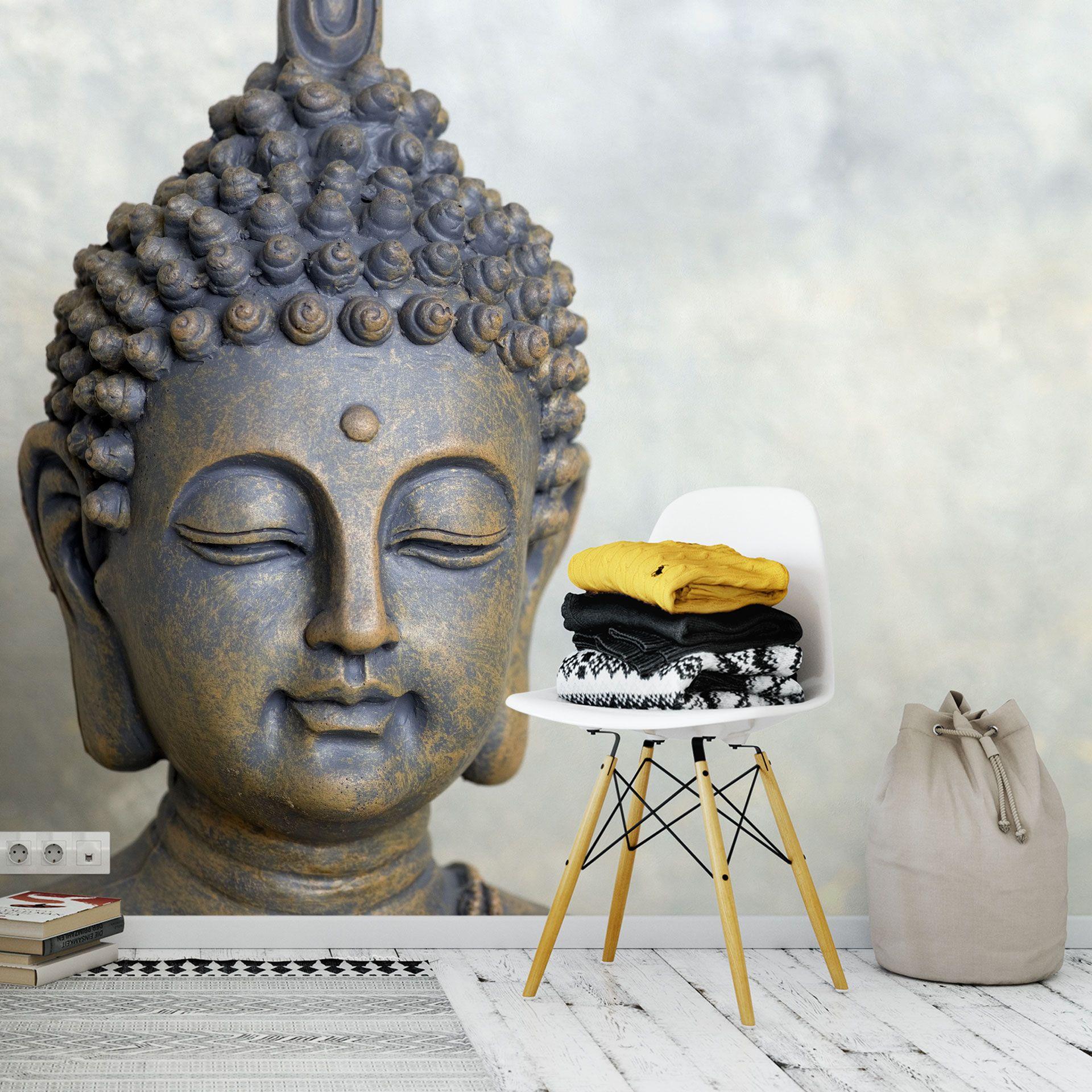 Fototapet Buddha Face - 384x260 cm