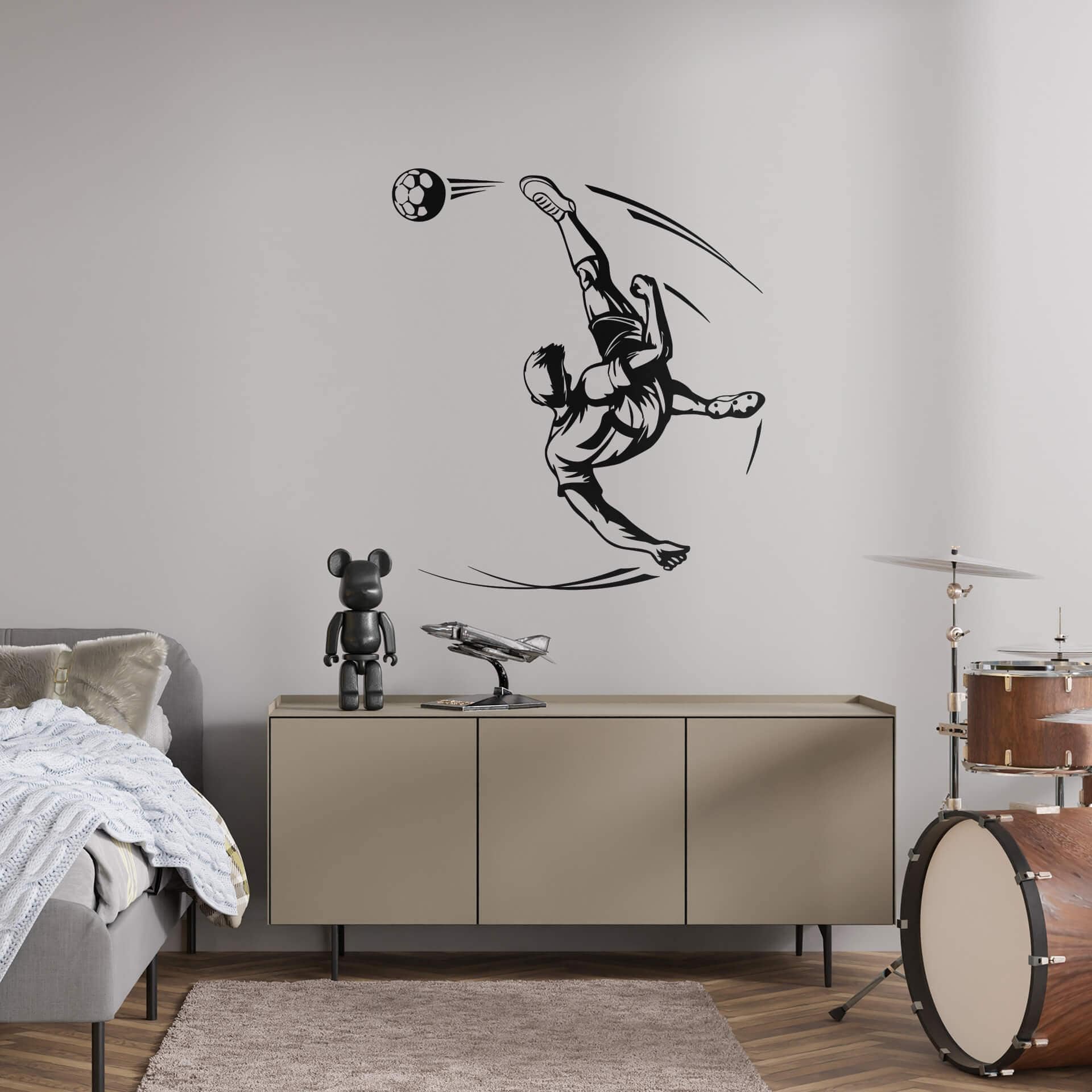 Wallsticker Spark over hovedet
