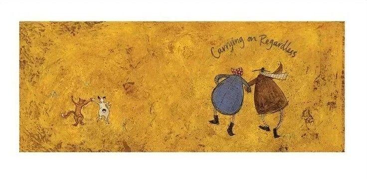 Plakat Sam Toft - Carrying on Regardless II kunsttryk, Sam Toft (100 x 50 cm)