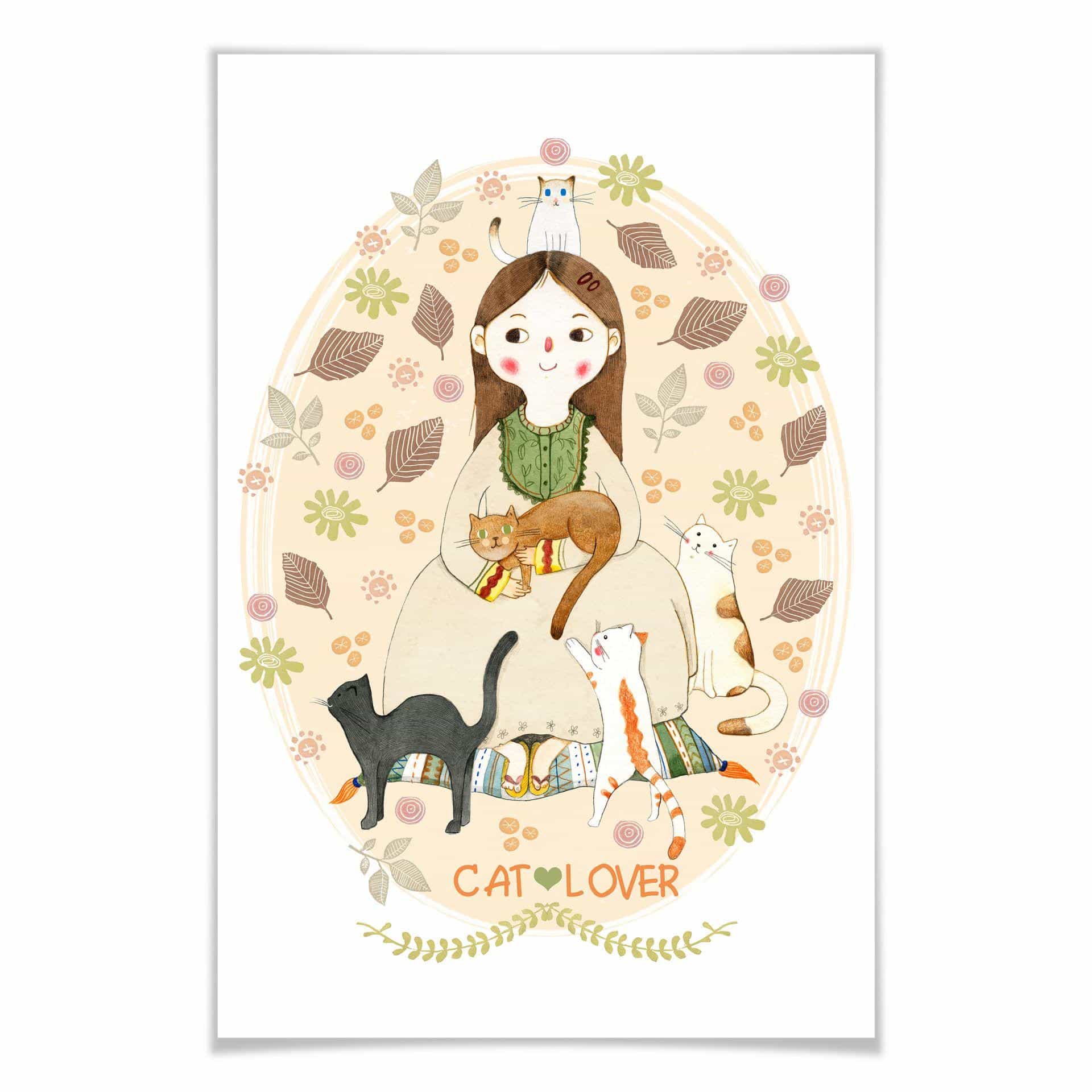 Poster - Loske -  Cat Lover