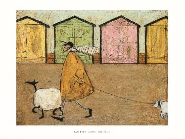 Plakat Sam Toft - Along the Prom kunsttryk, Sam Toft (50 x 40 cm)