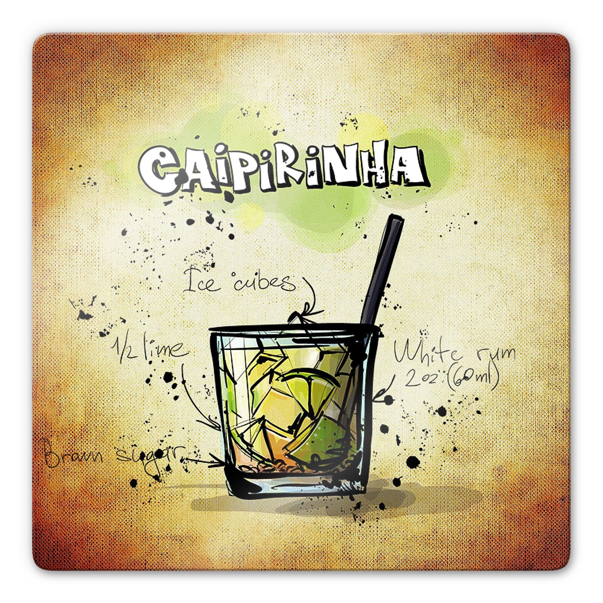 Tableau en verre - Caipirinha - Recette